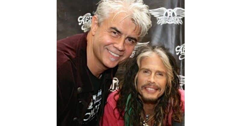 Chef Grant MacPherson with Steven Tyler
