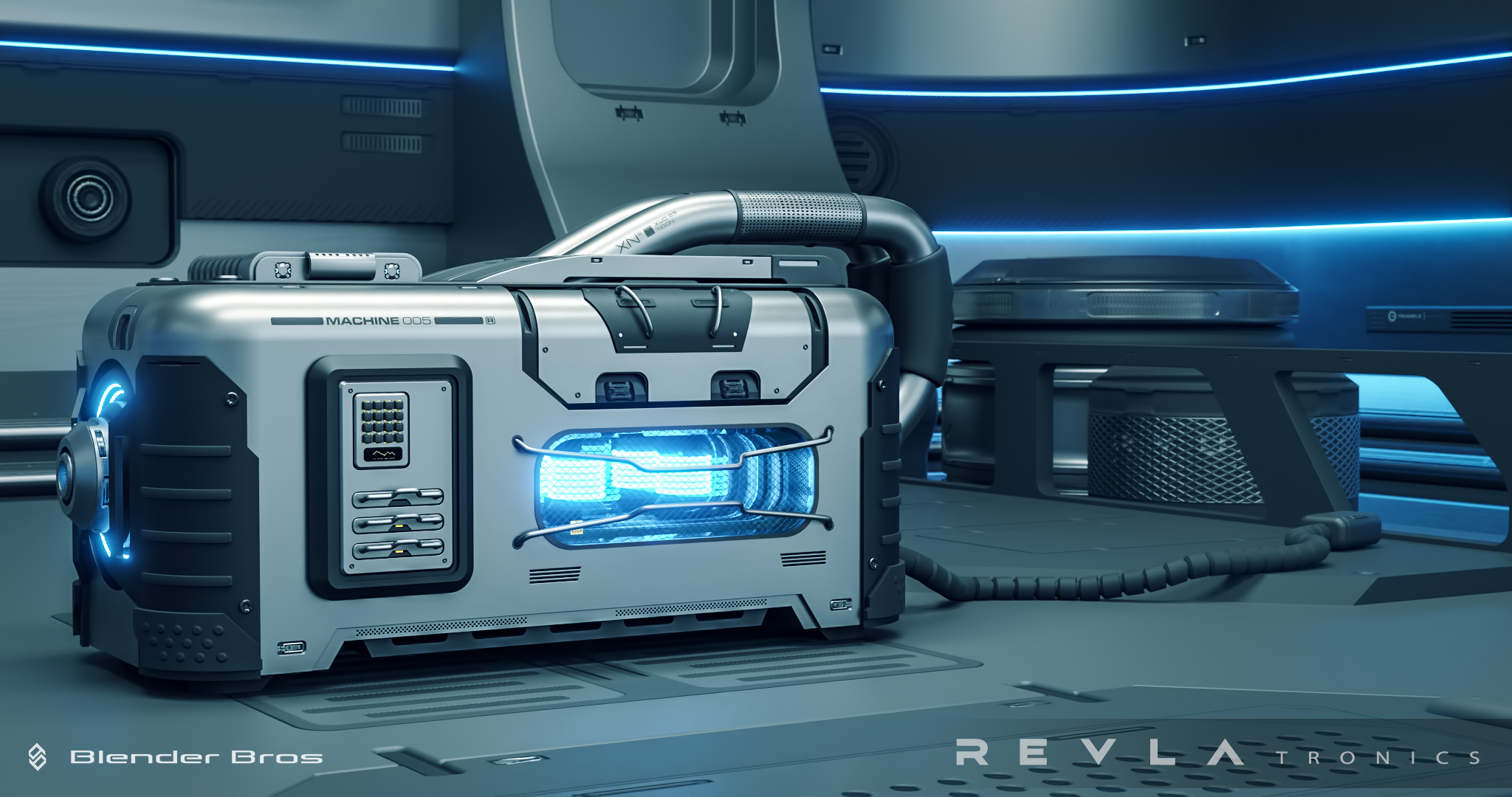 SciFi Crate Design in Blender REMASTERED!! Blender Bros