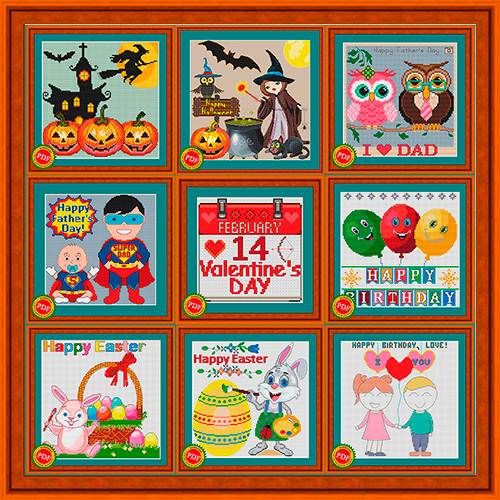 Holiday Cross Stitch Patterns Larisa Stitch