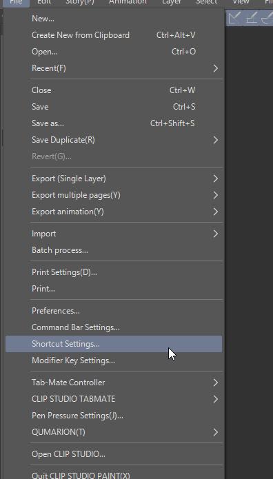 clip studio paint accidentally deleted tool