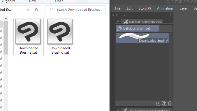 A Quick Way To Install Custom Brushes In Clip Studio Paint Pharan Brush