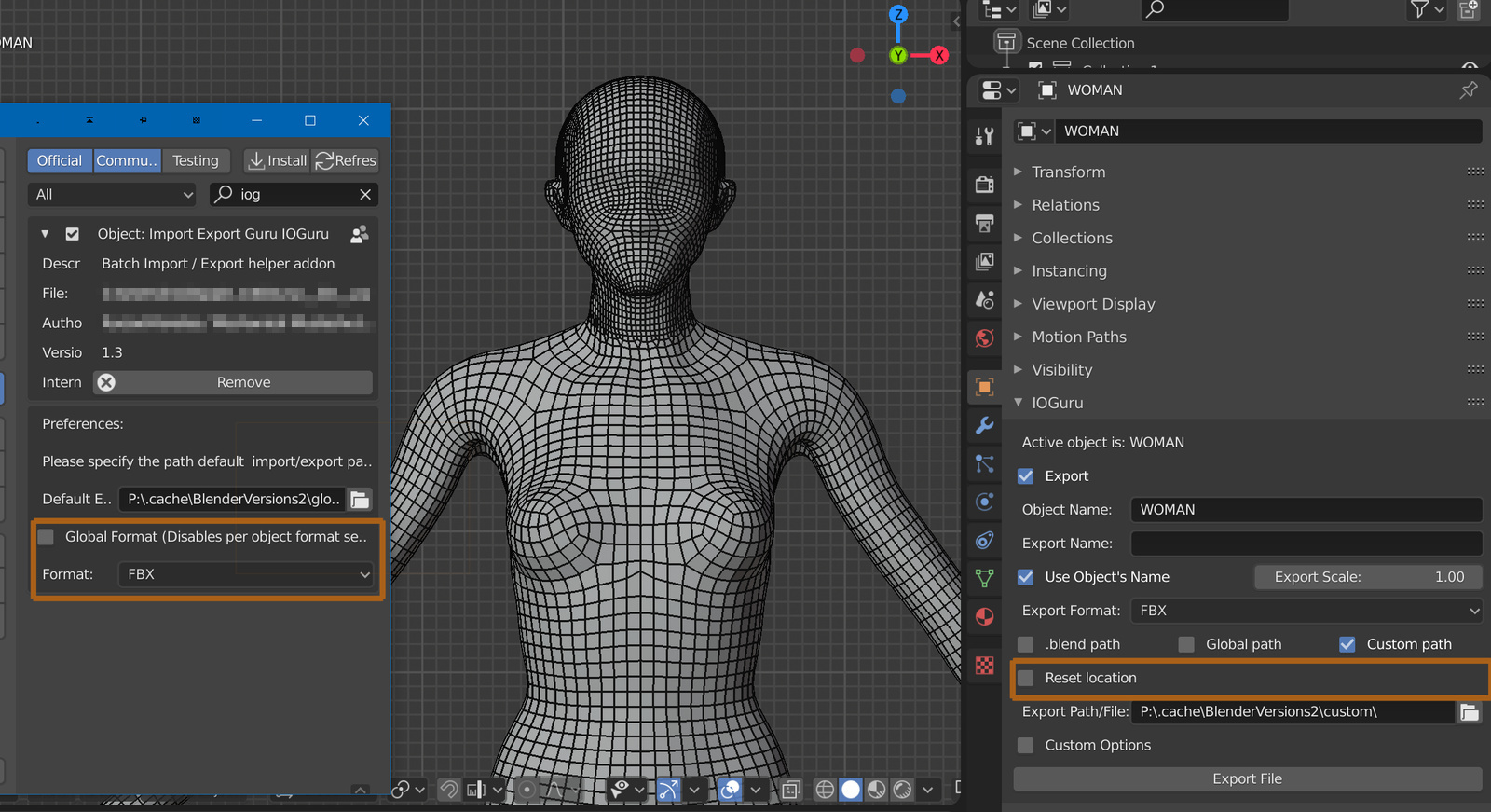 IO Guru Blender AddOn (2.79/2.80) , Import/Export with Wisdom and Elegance