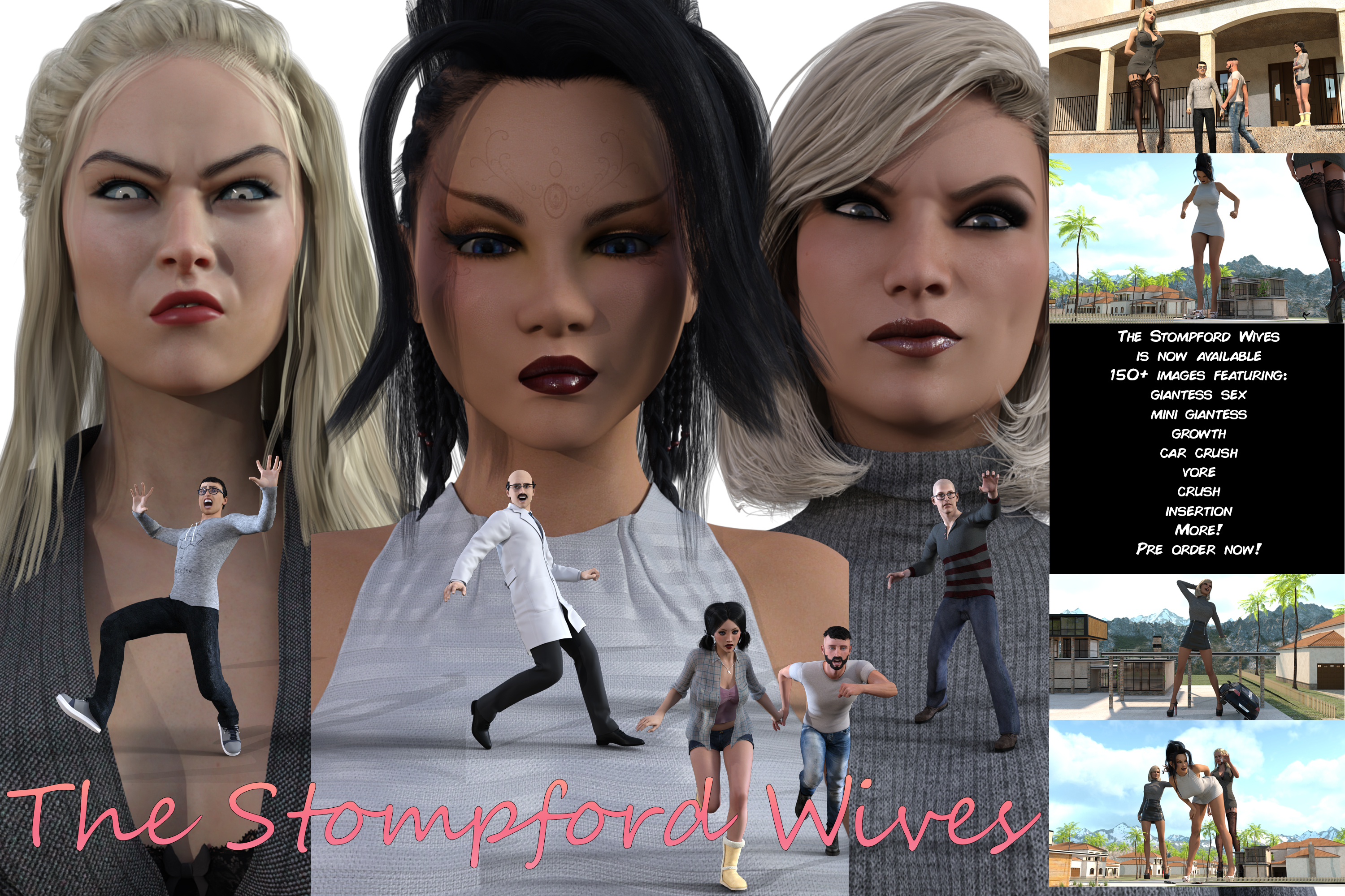 Now available, The Stompford wives! - JackOfBullets Giantess Comics