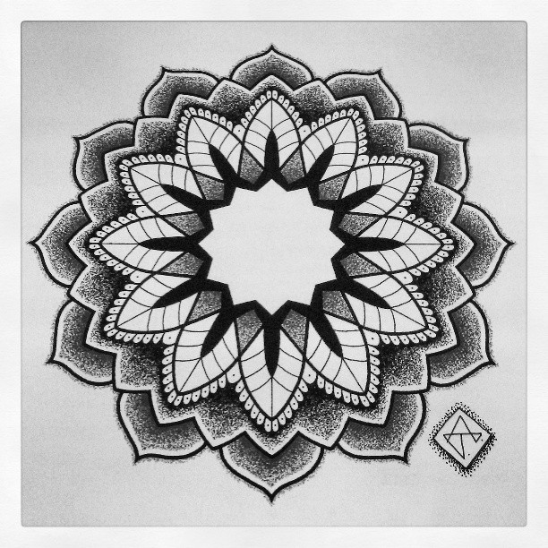 dotwork mandala design 0002