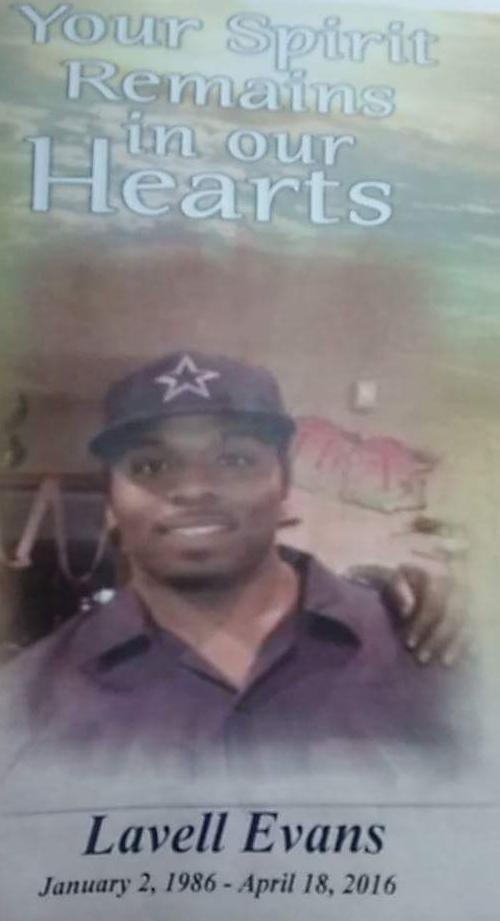 Lavell Evans, age 30