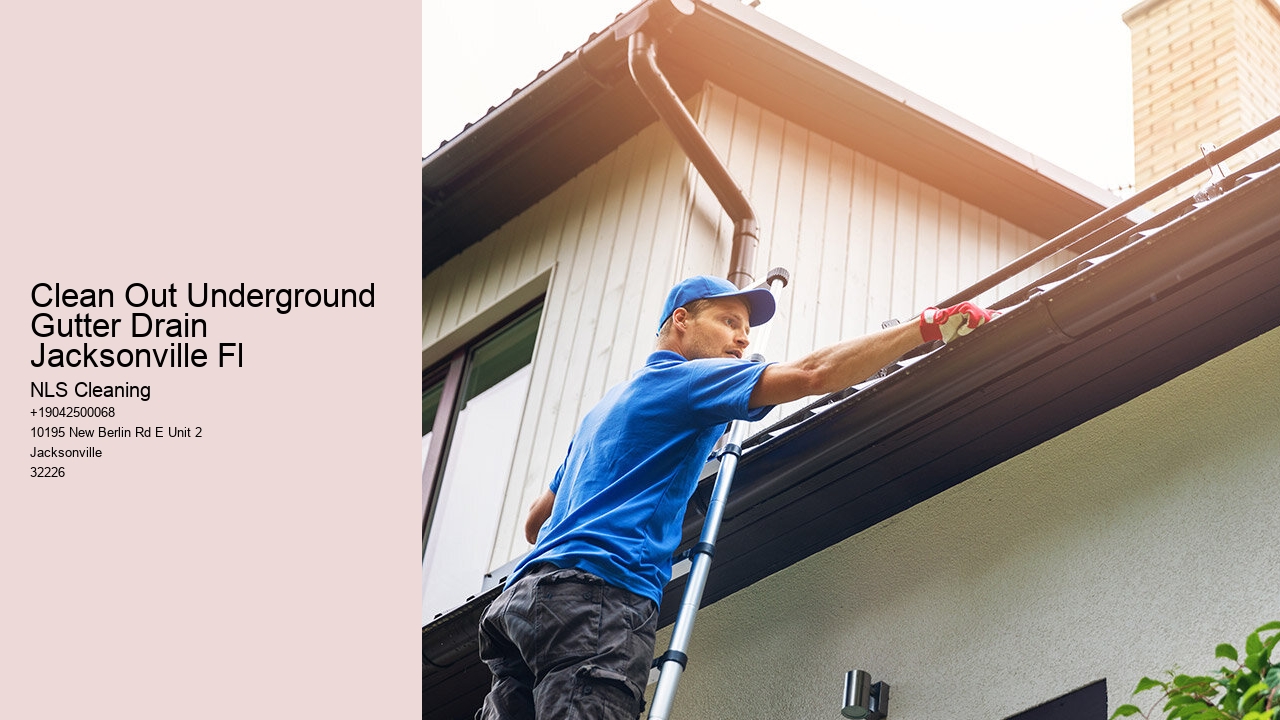 Clean Out Underground Gutter Drain Jacksonville Fl