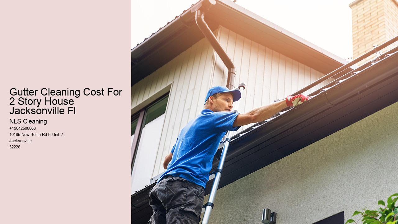 Gutter Cleaning Cost For 2 Story House Jacksonville Fl
