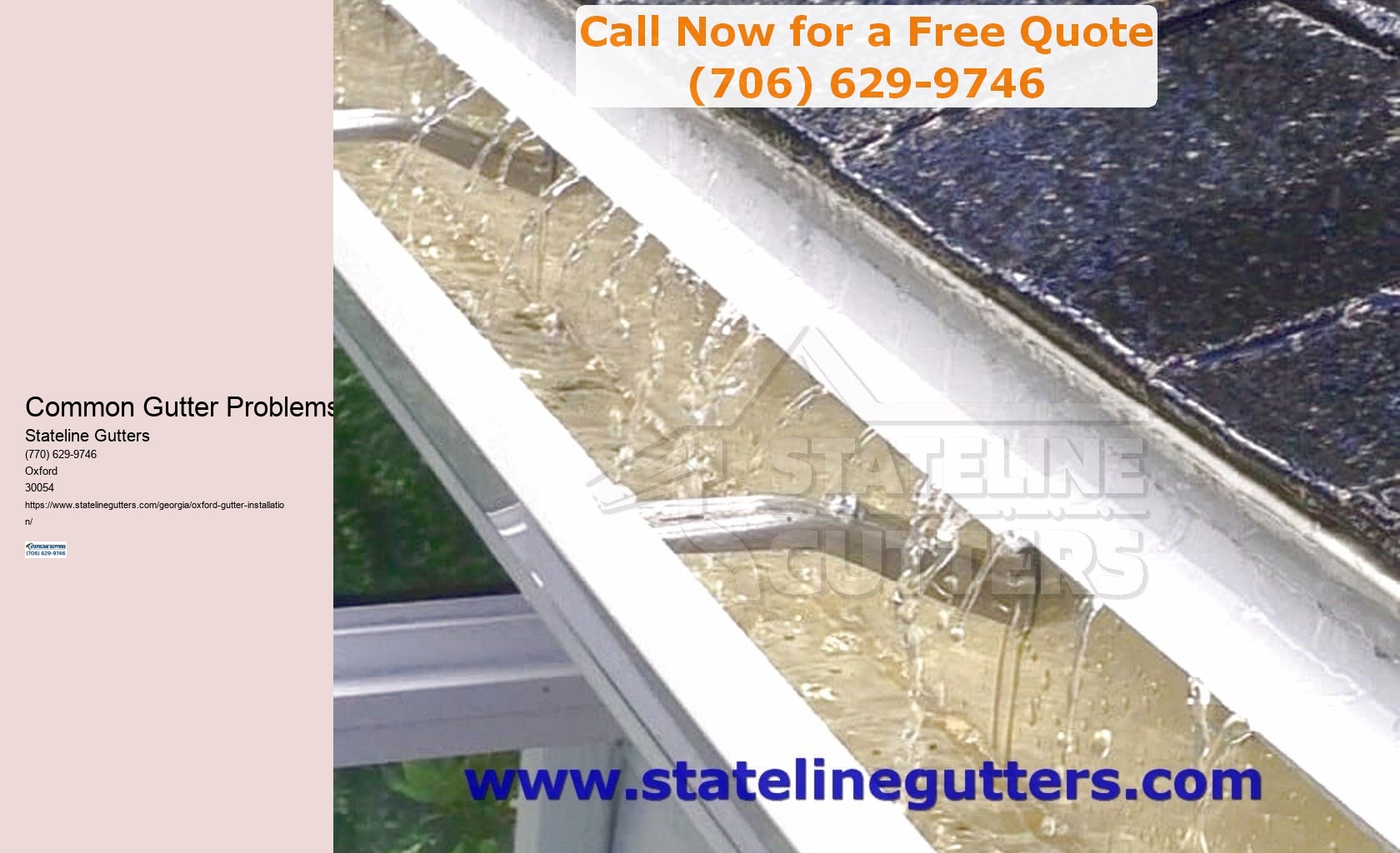 Common Gutter Problems
