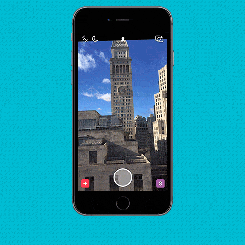 How to take a photo or video on Snapchat