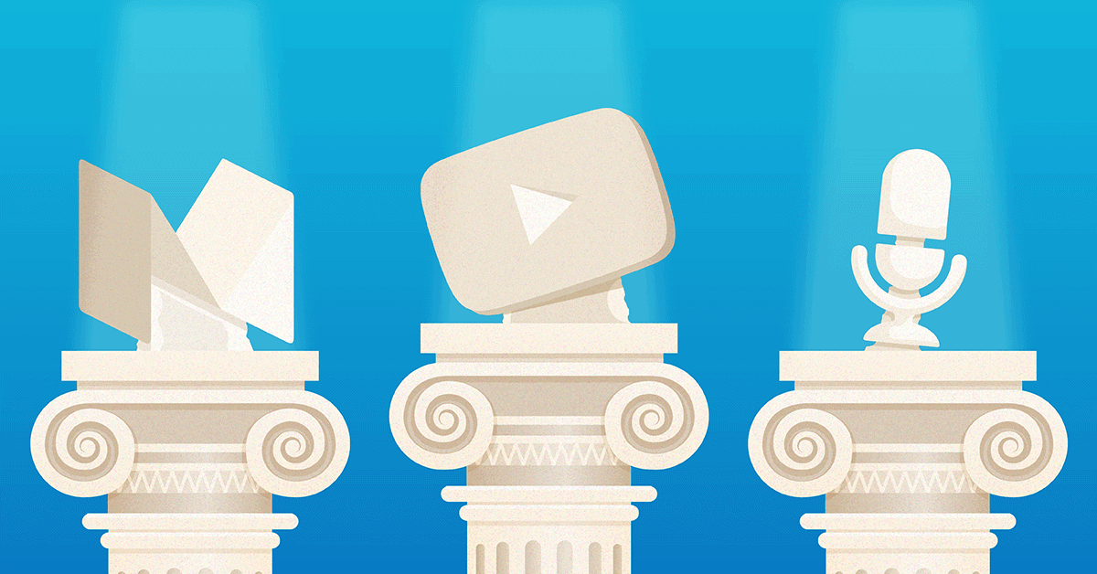 Hack at your content pillars to create other pieces of content