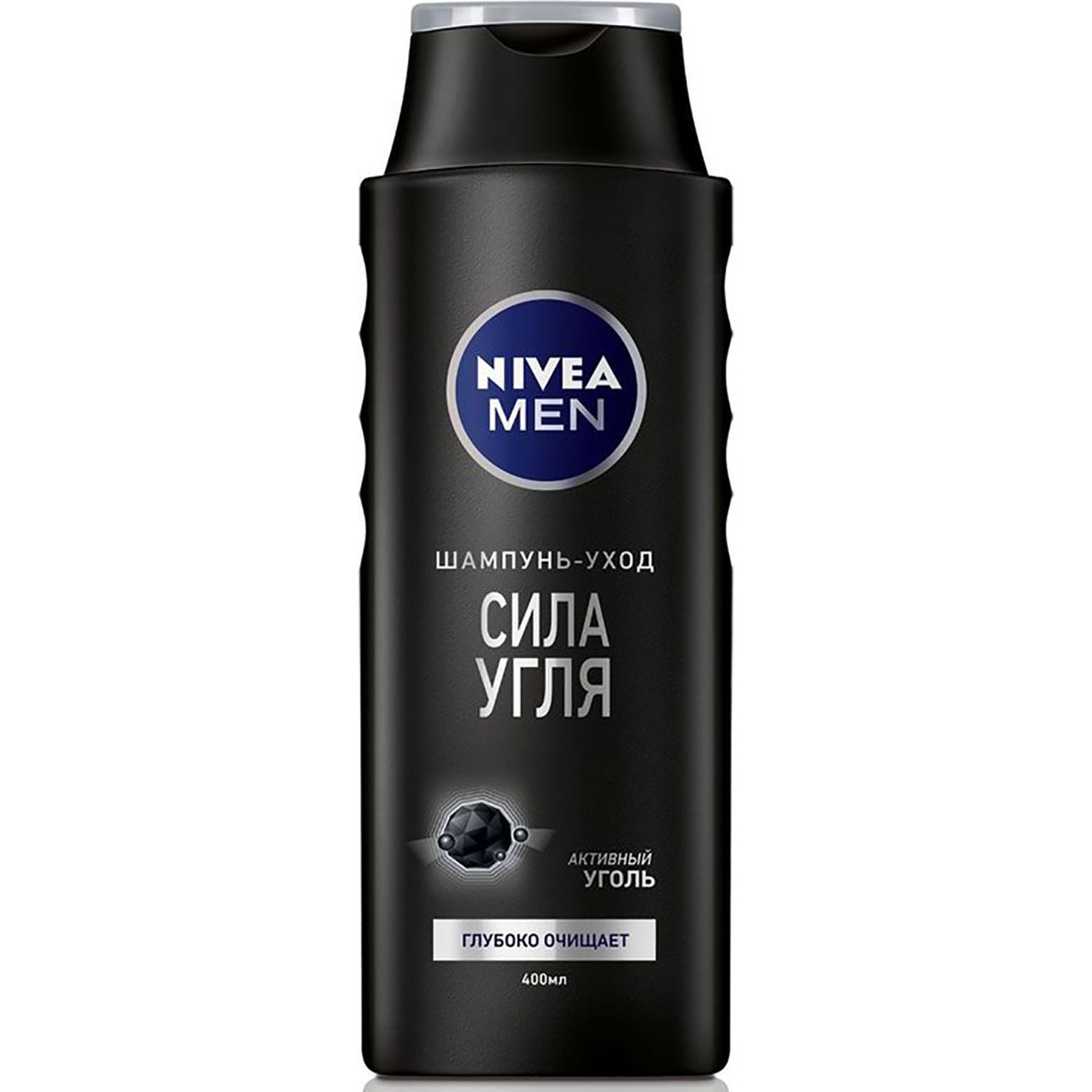 

Шампунь-догляд Nivea Men Сила вугілля 400мл