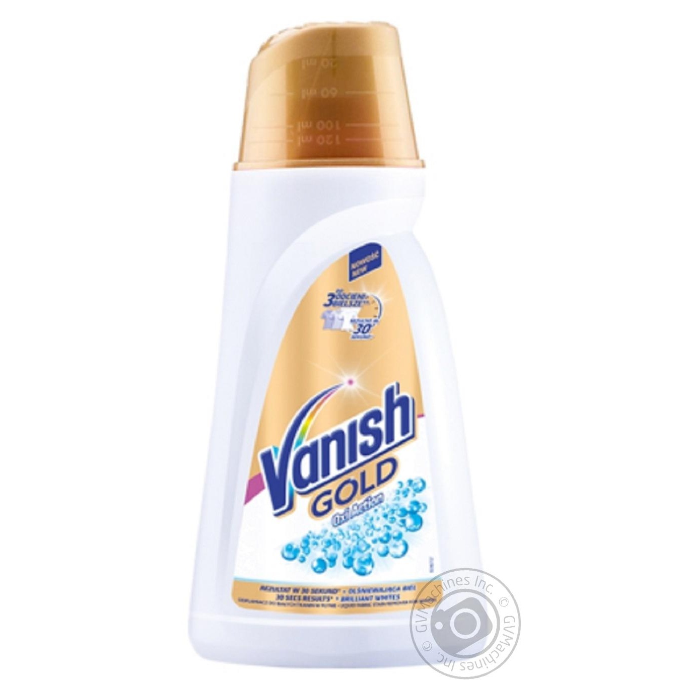 

Плямовивідник і відбілювач рідкий для тканин Vanish Gold Oxi Action Кришталева білизна 940мл