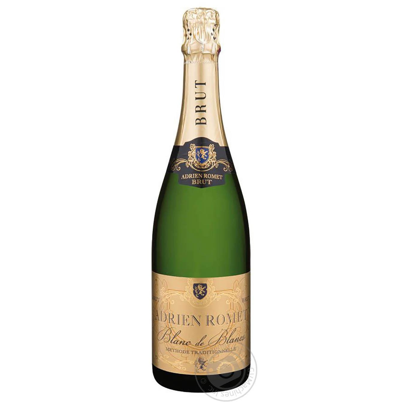 

Шампанське Adrien Romet Blanc de Blancs біле Брют 12% 0,75л