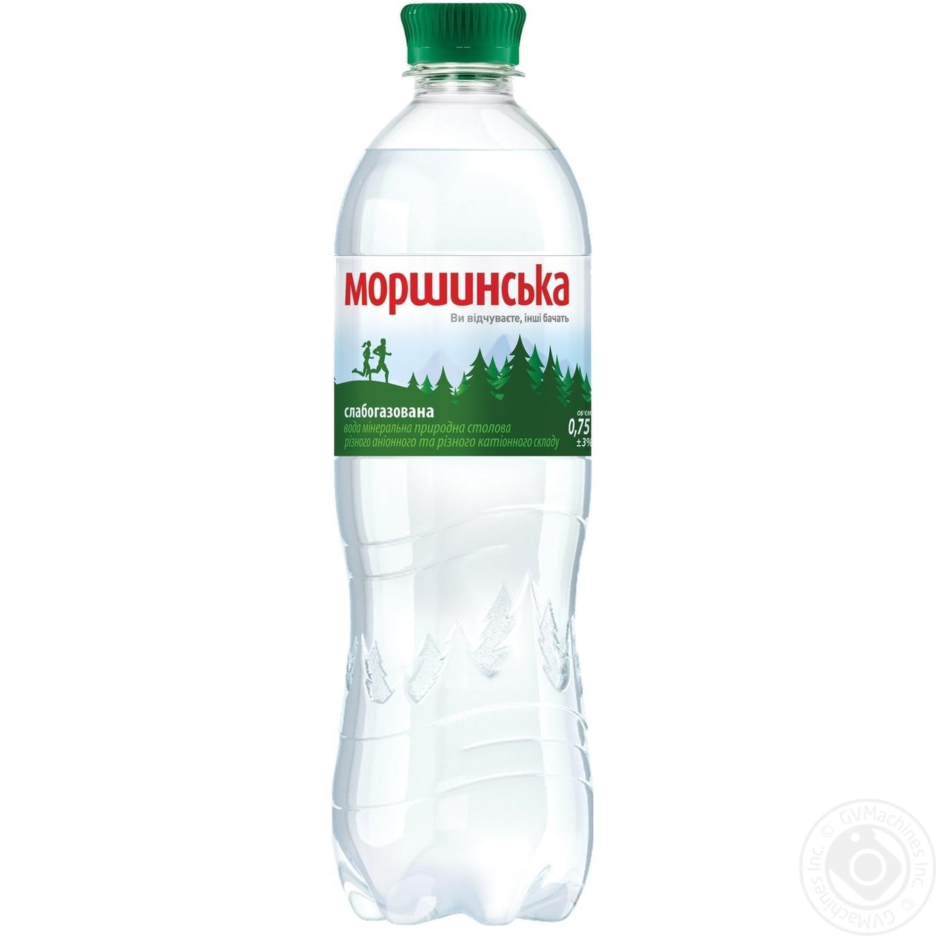 

Вода Моршинська слабогазована 0,75л