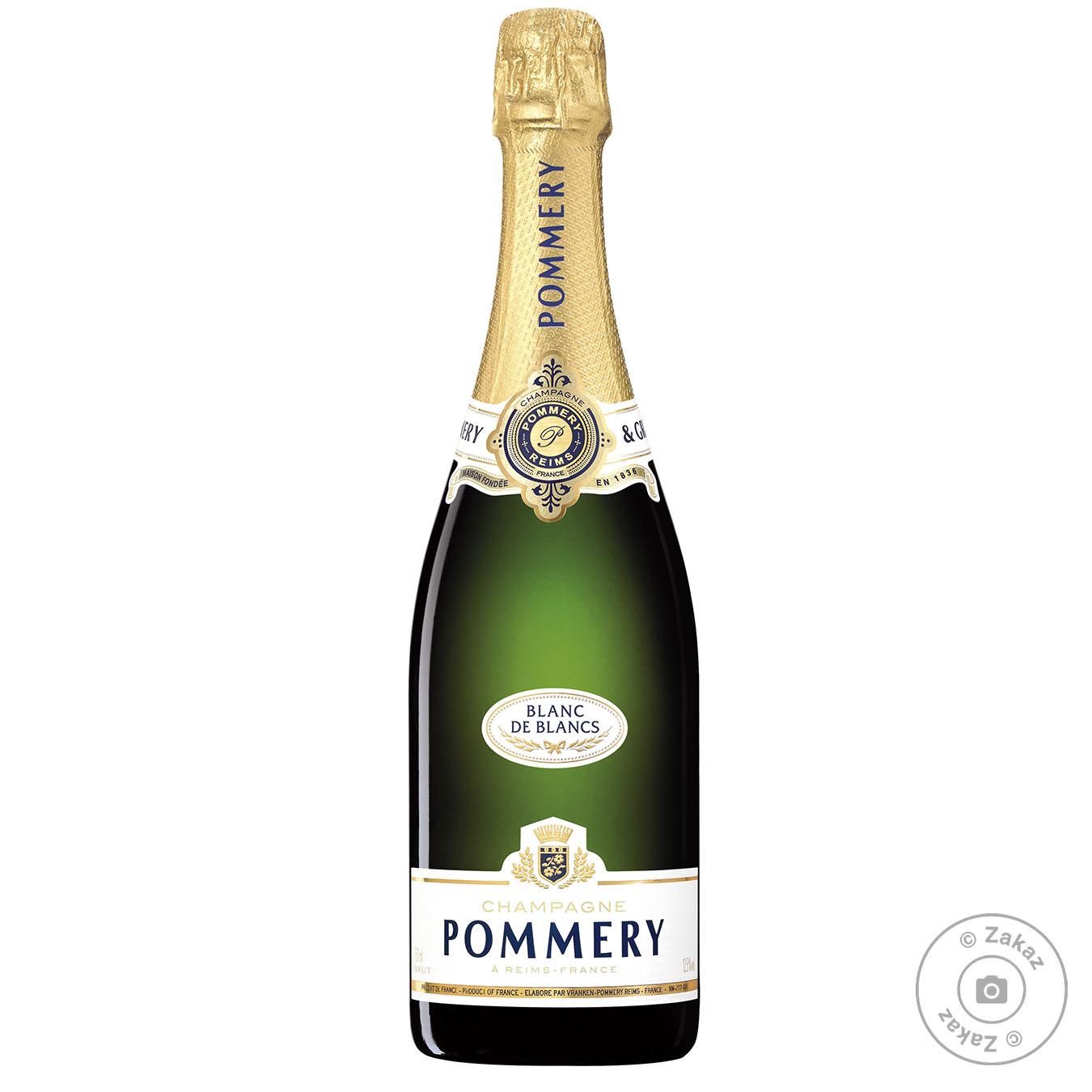 

Шампанське Pommery Blanc De Blanc біле брют 12.5% 0,75л