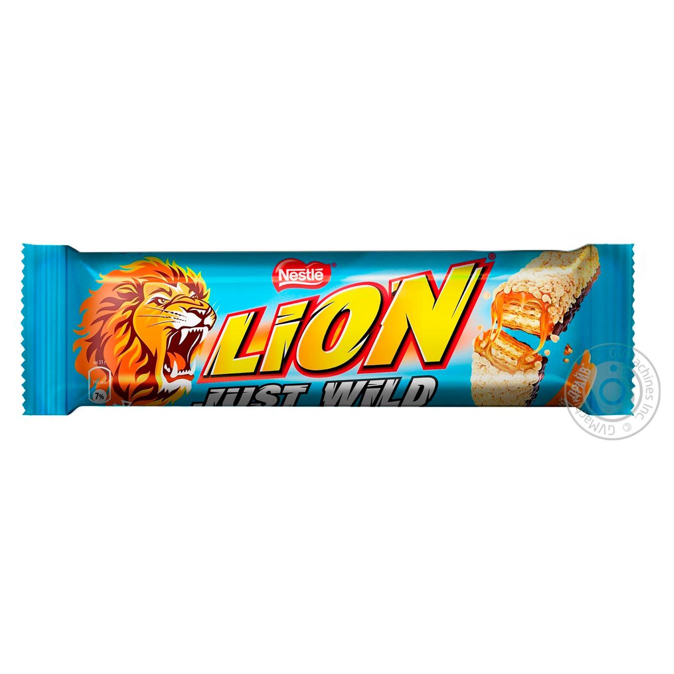 

Батончик шоколадний Nestle Lion Just Wild вафельний 31г