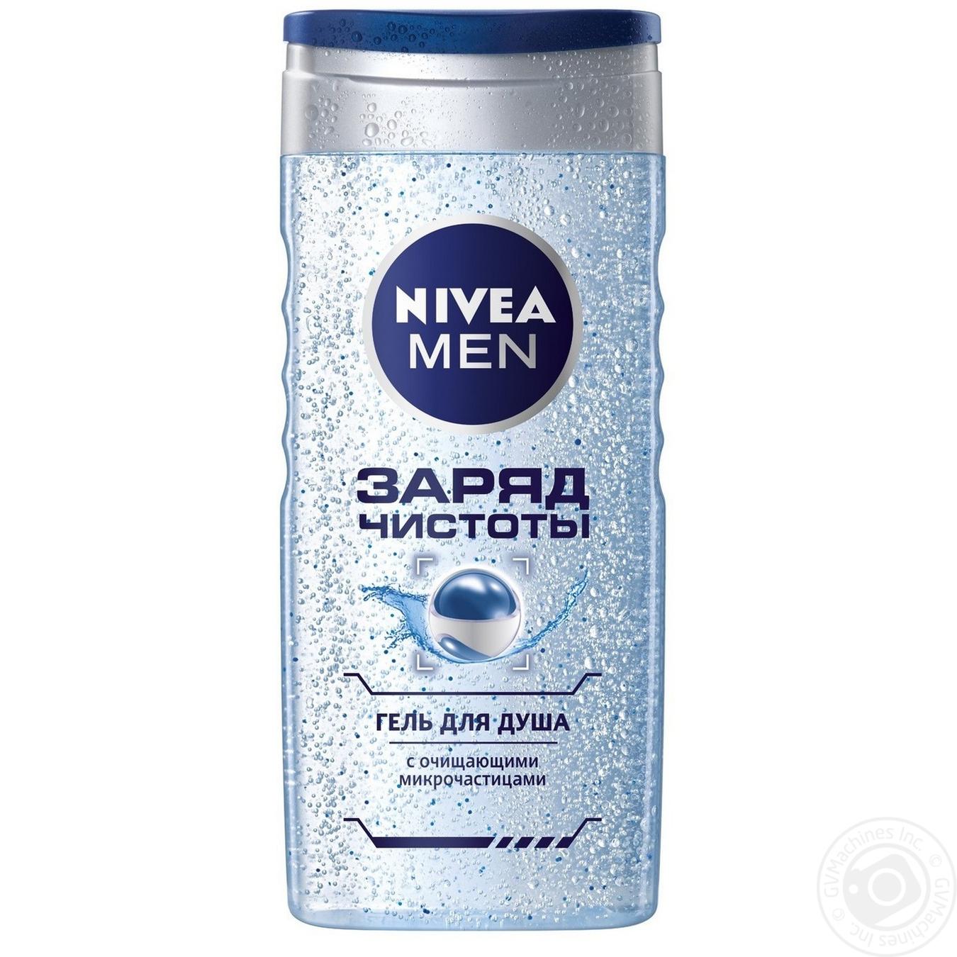

Гель для душа Nivea Men Заряд чистоти 250мл