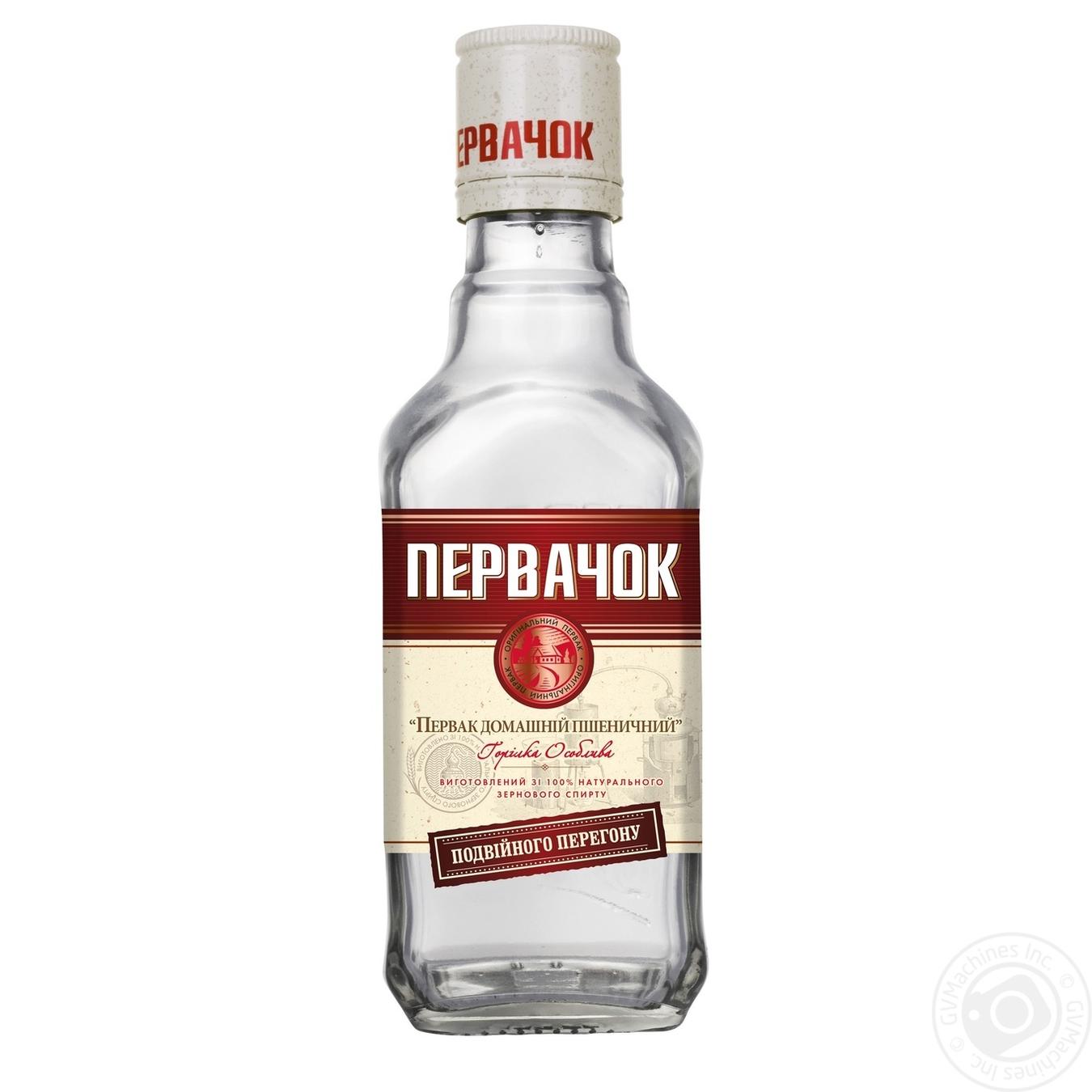 

Горілка Первачок Домашня пшенична особлива подвійного перегону 40% 0,25л