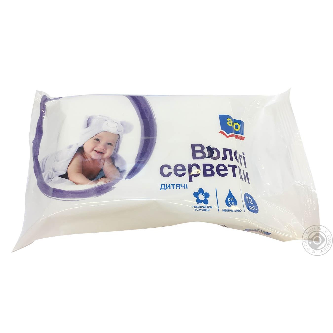 

Серветки вологі Aro дитячі 72шт