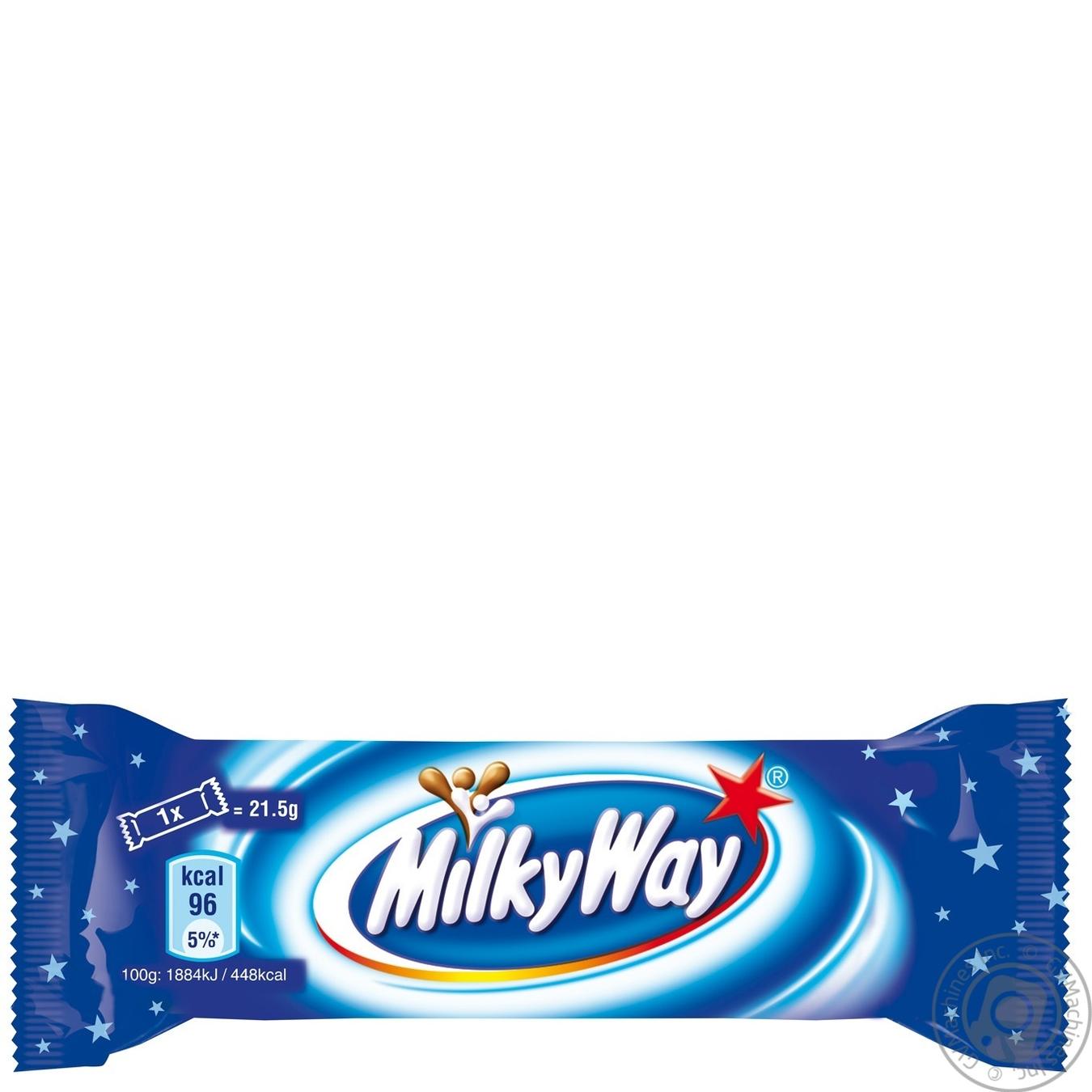 

Батончик Milky Way з суфле вкритий молочним шоколадом 21,5г