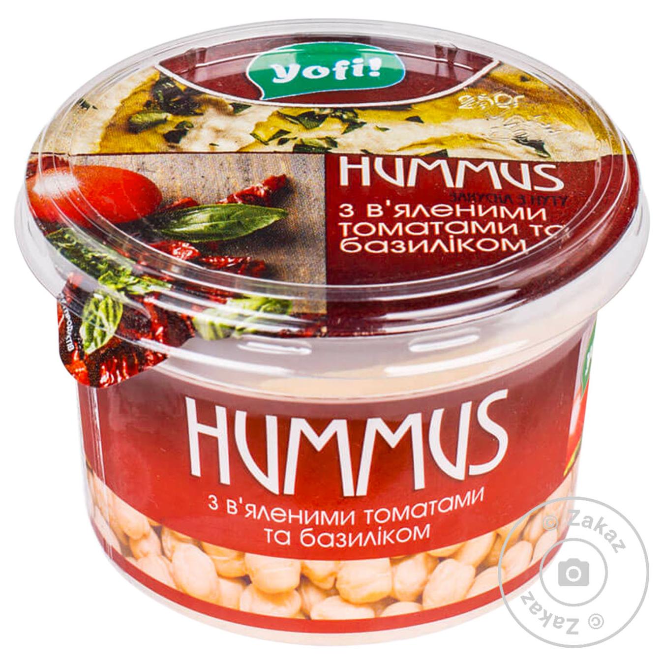 

Закуска Hummus Середземноморська з в'яленими томатами і базиліком 250г