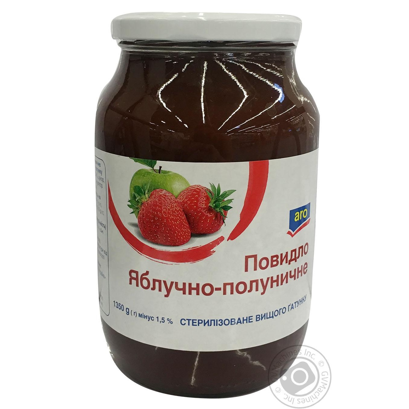 

Повидло Aro яблучно-полуничне 1350г