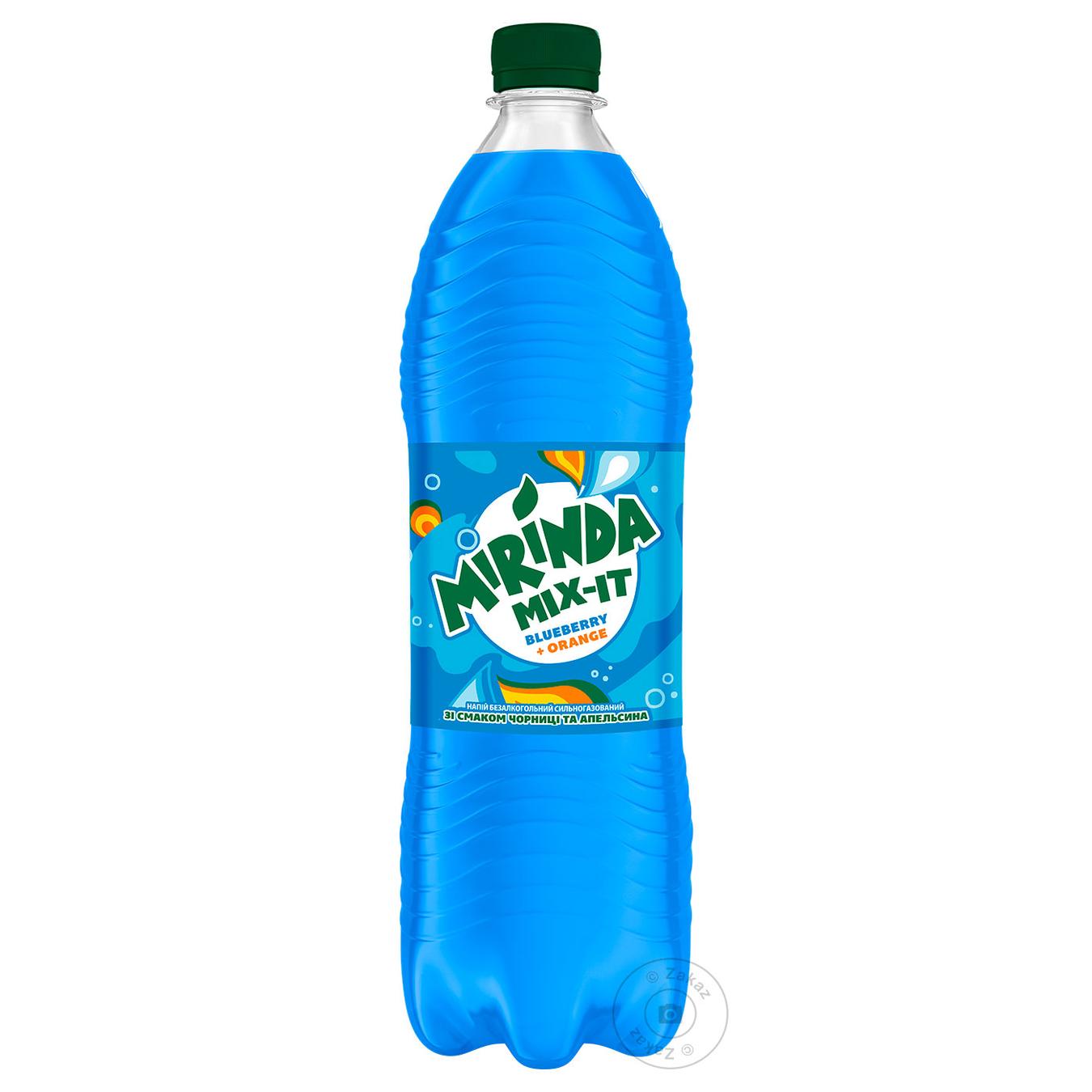 

Напій Mirinda Чорниця апельсин сильногазований безалкогольний 1л