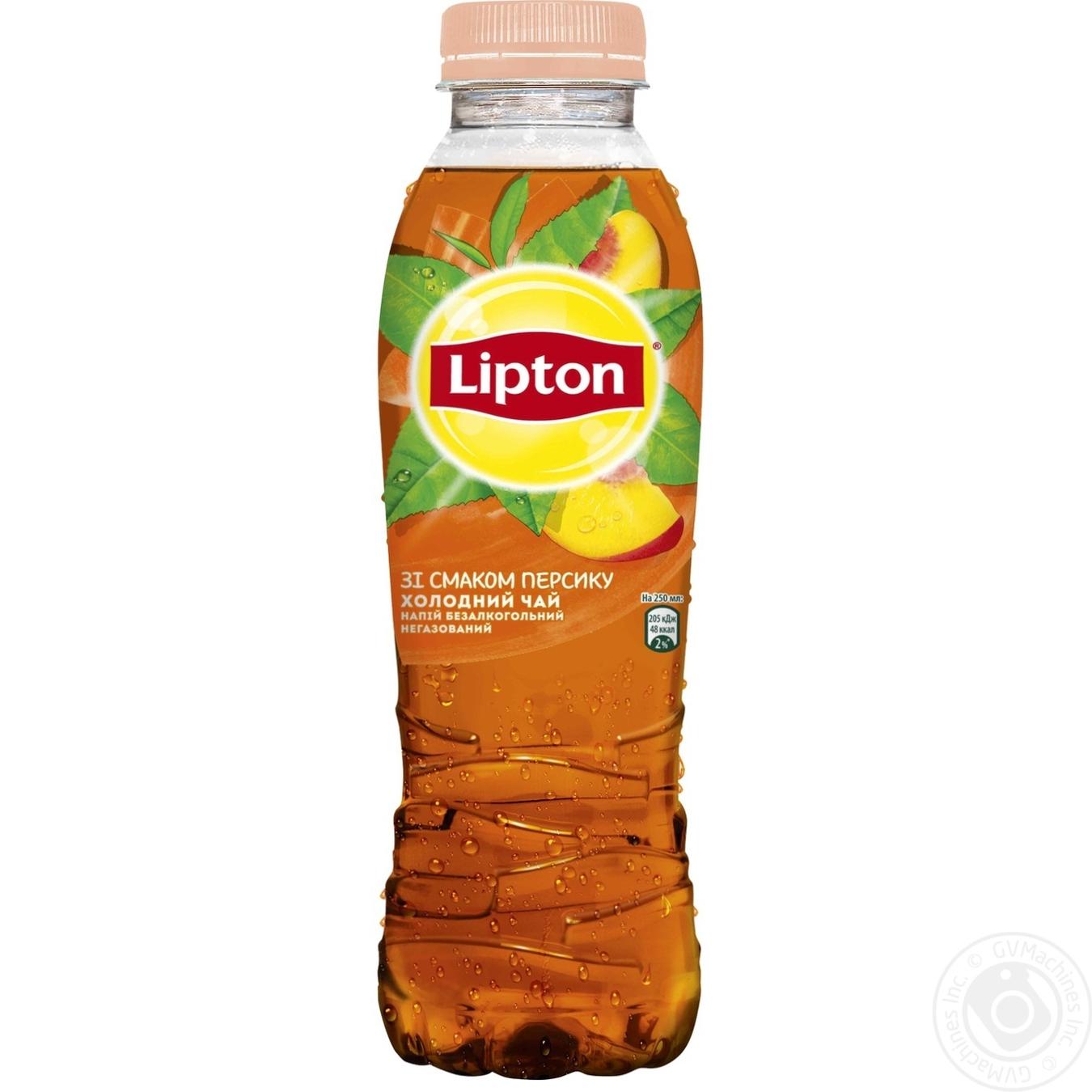 

Чай холодний Lipton чорний персик 0,5л