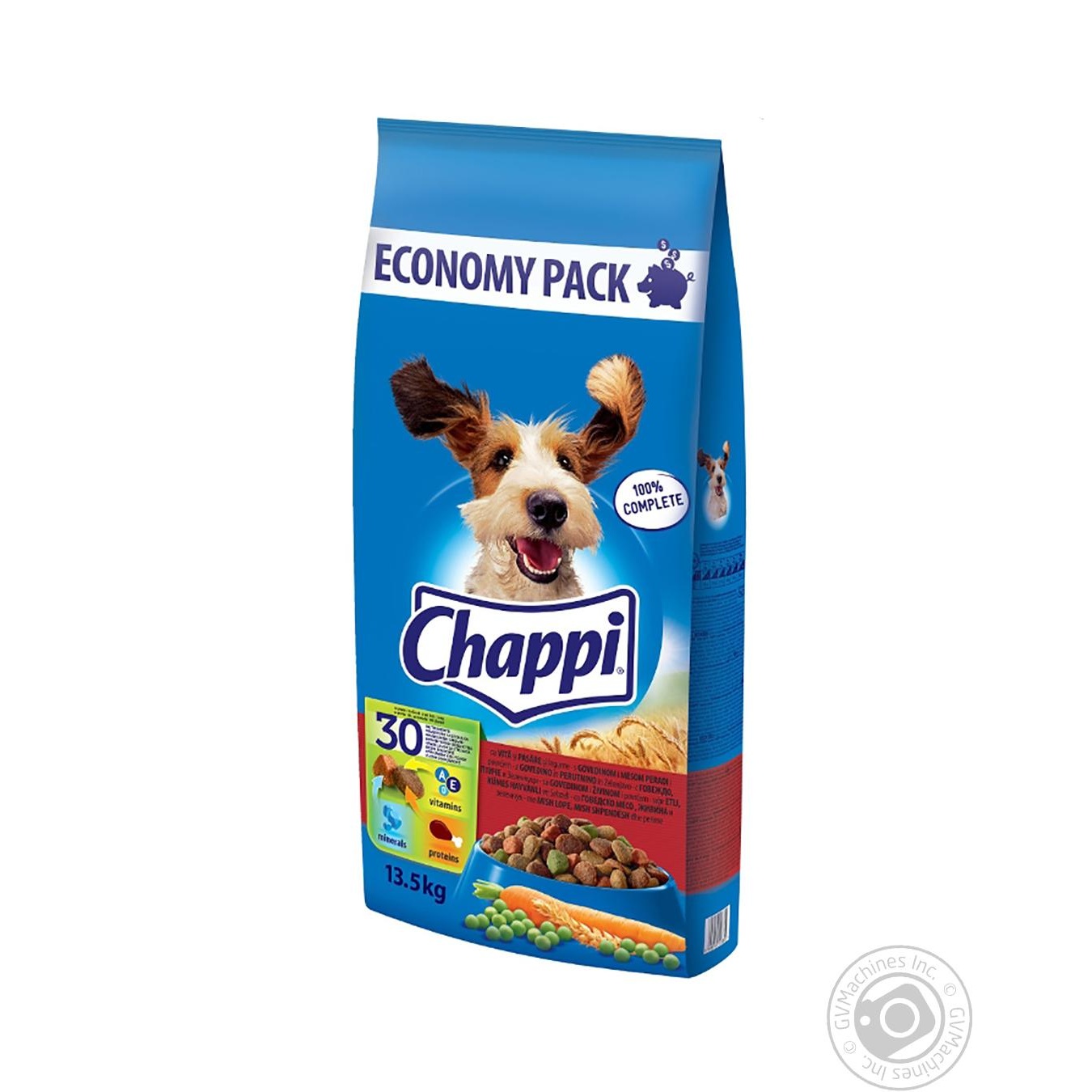 

Корм для собак Chappi яловичина птиця овочі сухий 13,5кг