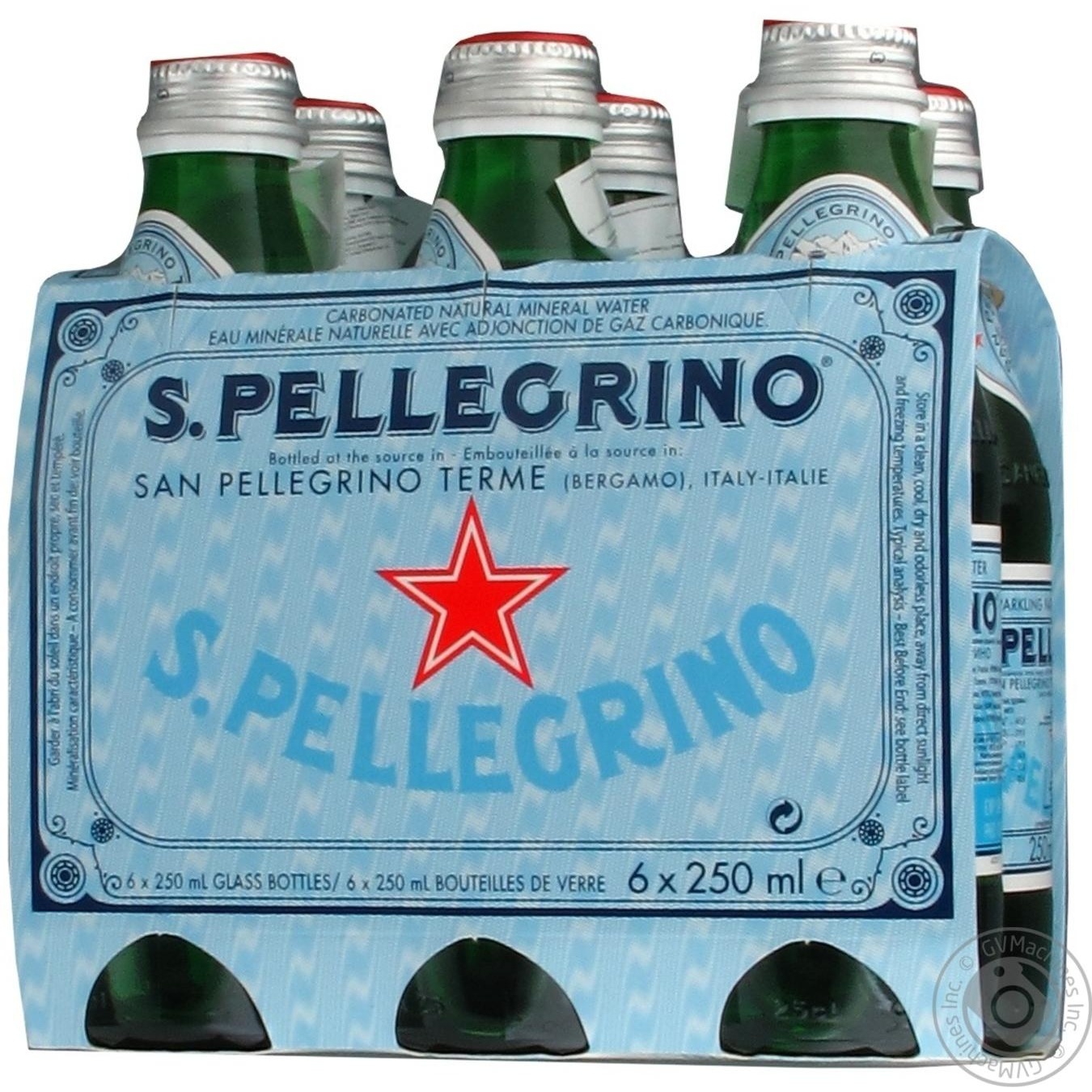 

Вода Sanpellegrino мінеральна газована 6*250мл