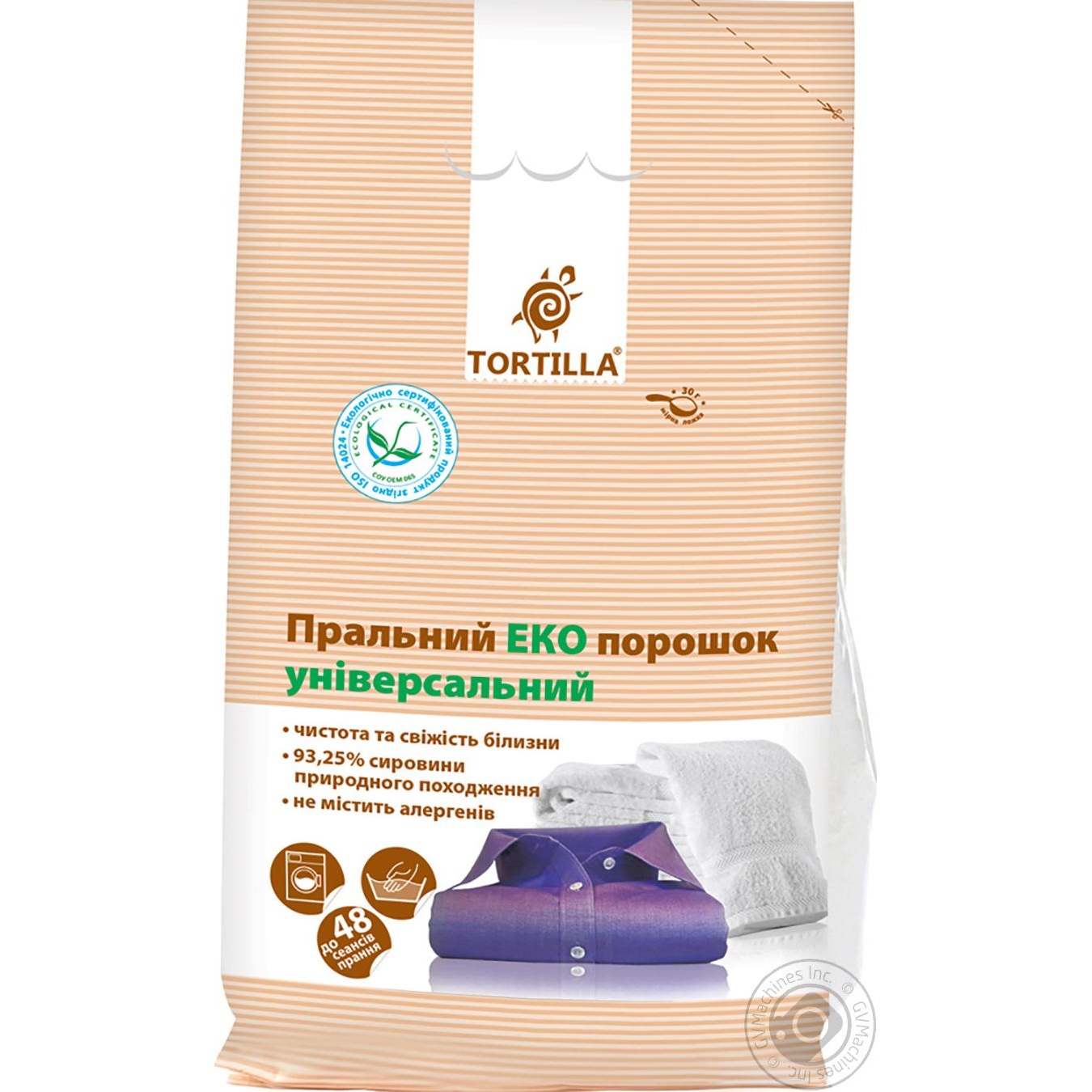 

Пральний порошок Tortilla Еко універсальний 2,4кг