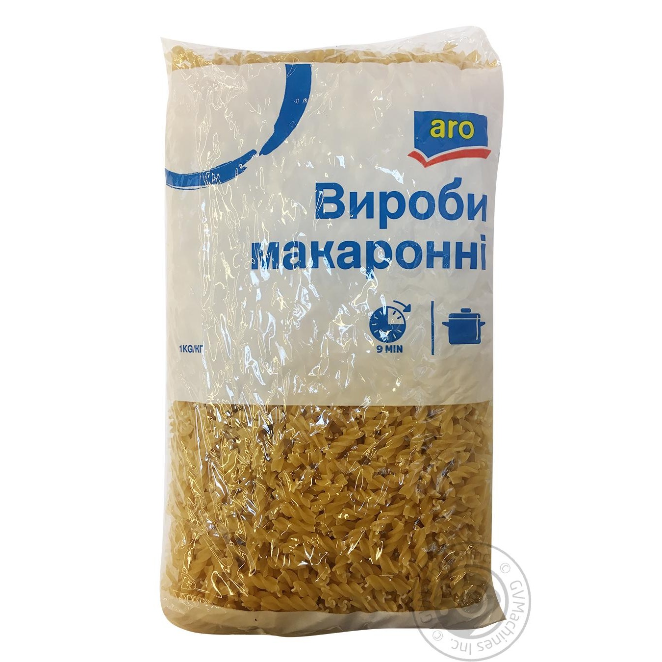 

Макарони Aro спіральки фігурні 1кг