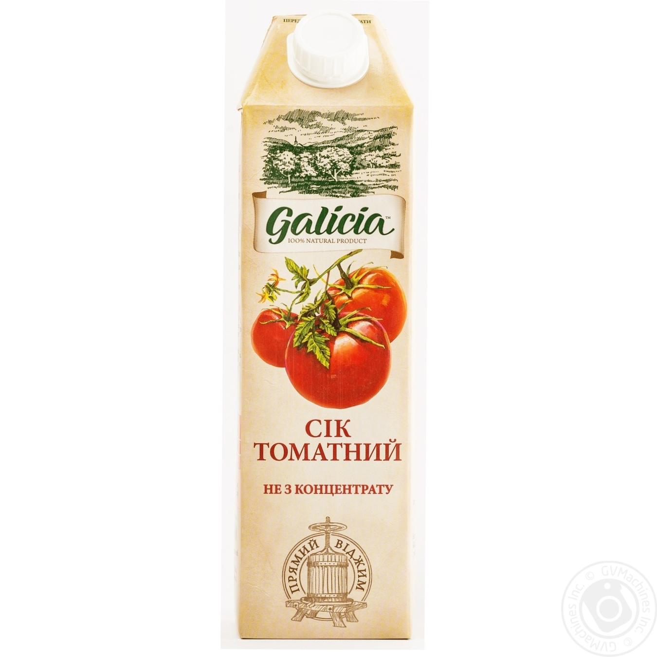 

Сік Galicia томатний з сіллю 1л