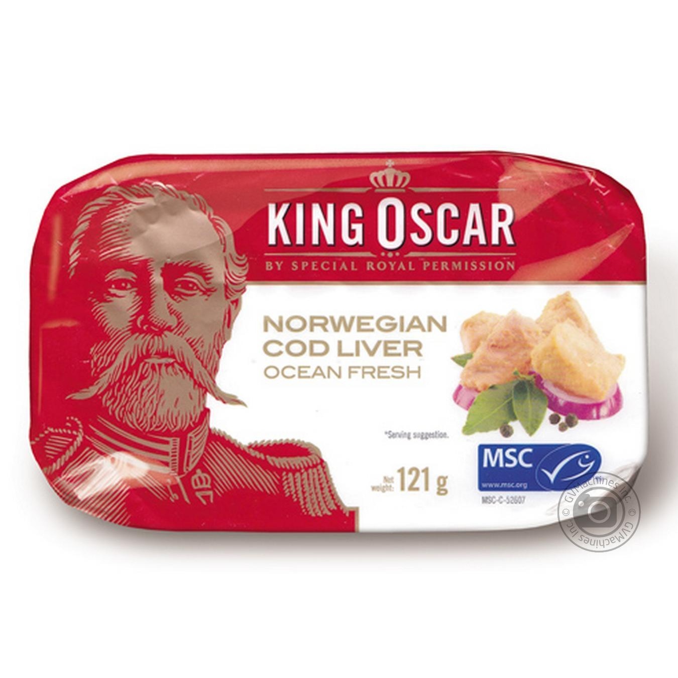 

KING OSKAR ПЕЧІНКА ТРІСКИ 121Г