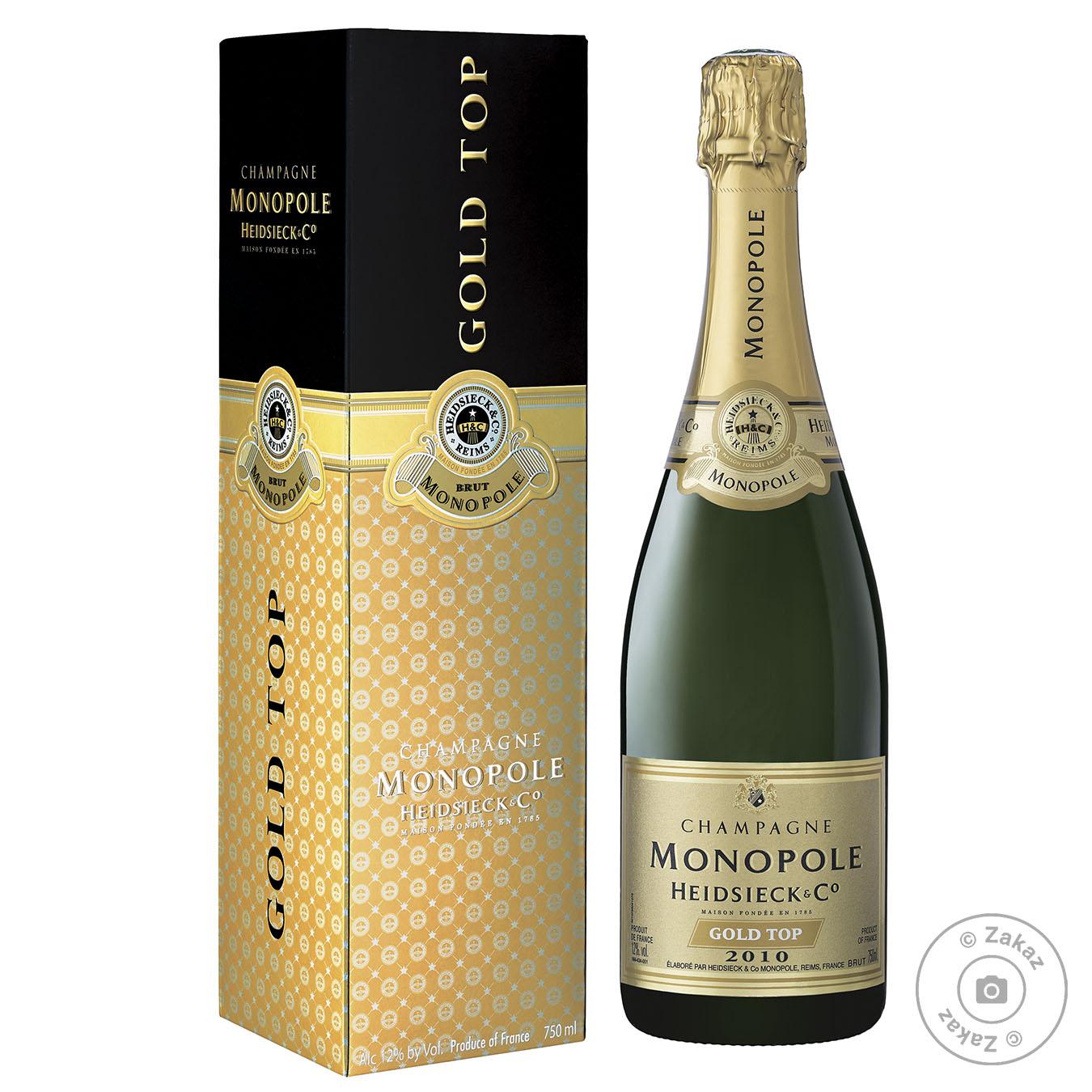 

Шампанське Monopole Heidsieck & Co Gold Top біле брют 12% 0,75л