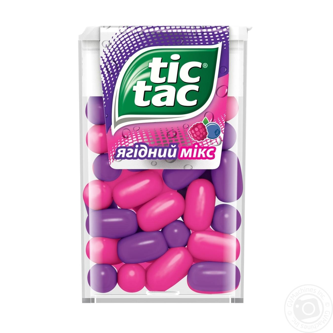 

Драже Tic-Tac зі смаком малини та лохини 16г