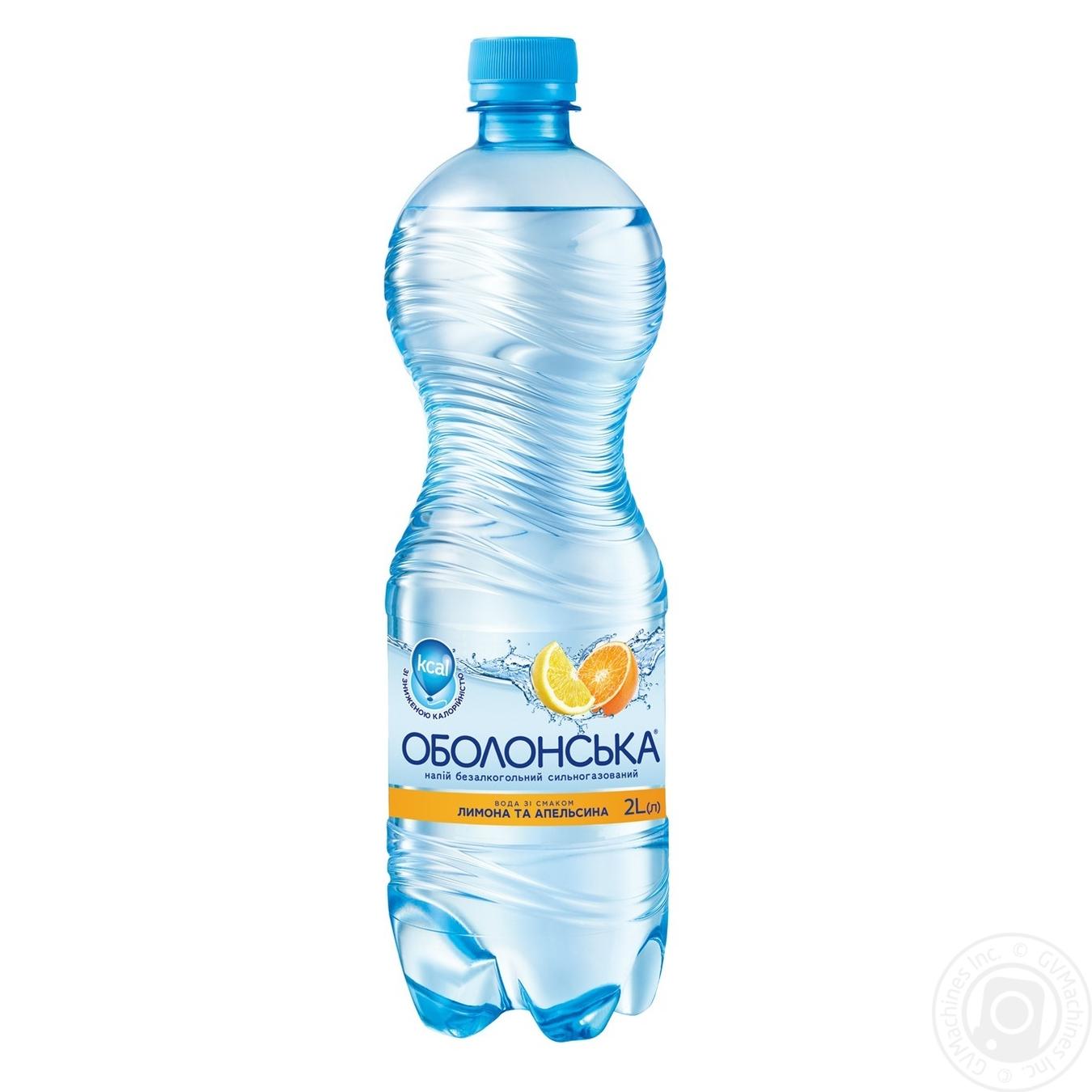 

Вода Оболонська зі смаком лимона і апельсина сильногазована 2л