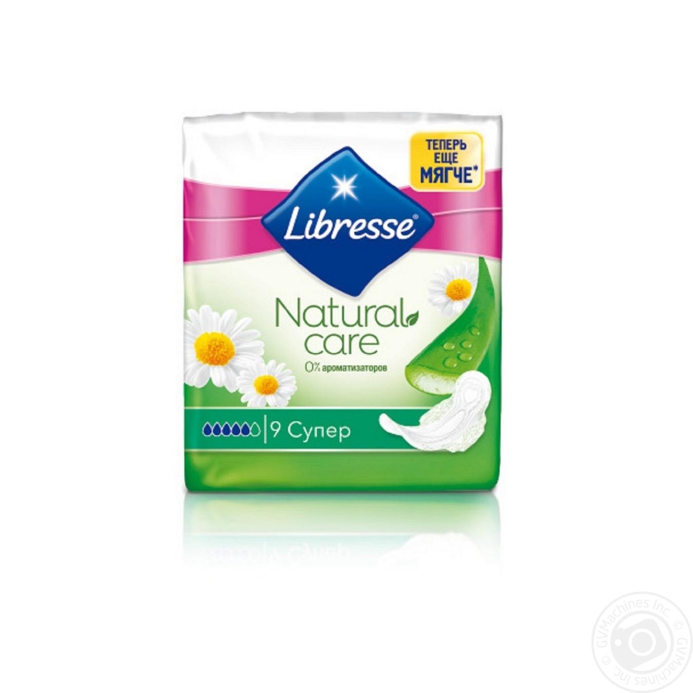 

Прокладки Libresse Natural care super 9шт
