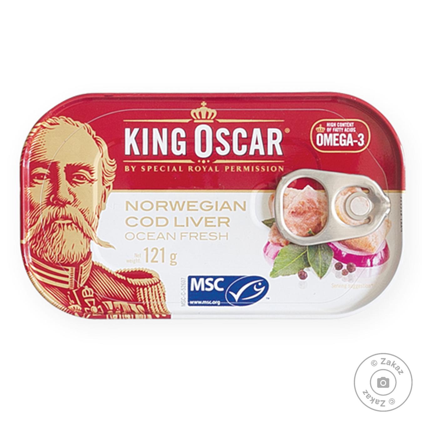 

Печінка тріски King Oscar натуральна 121г