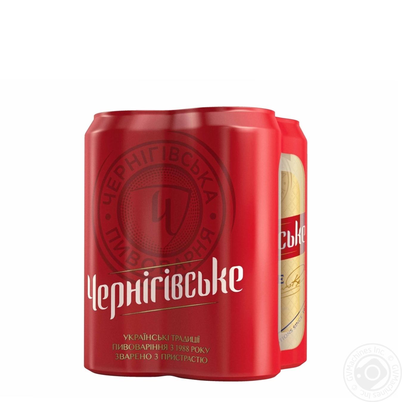 

Пиво Чернігівське світле 4,8% 0,5л ж/б