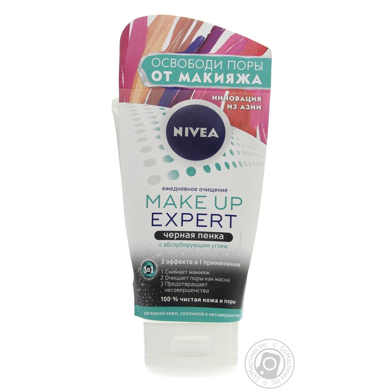 

Чорна пінка Nivea Make up Еxpert для жирної шкіри 100мл