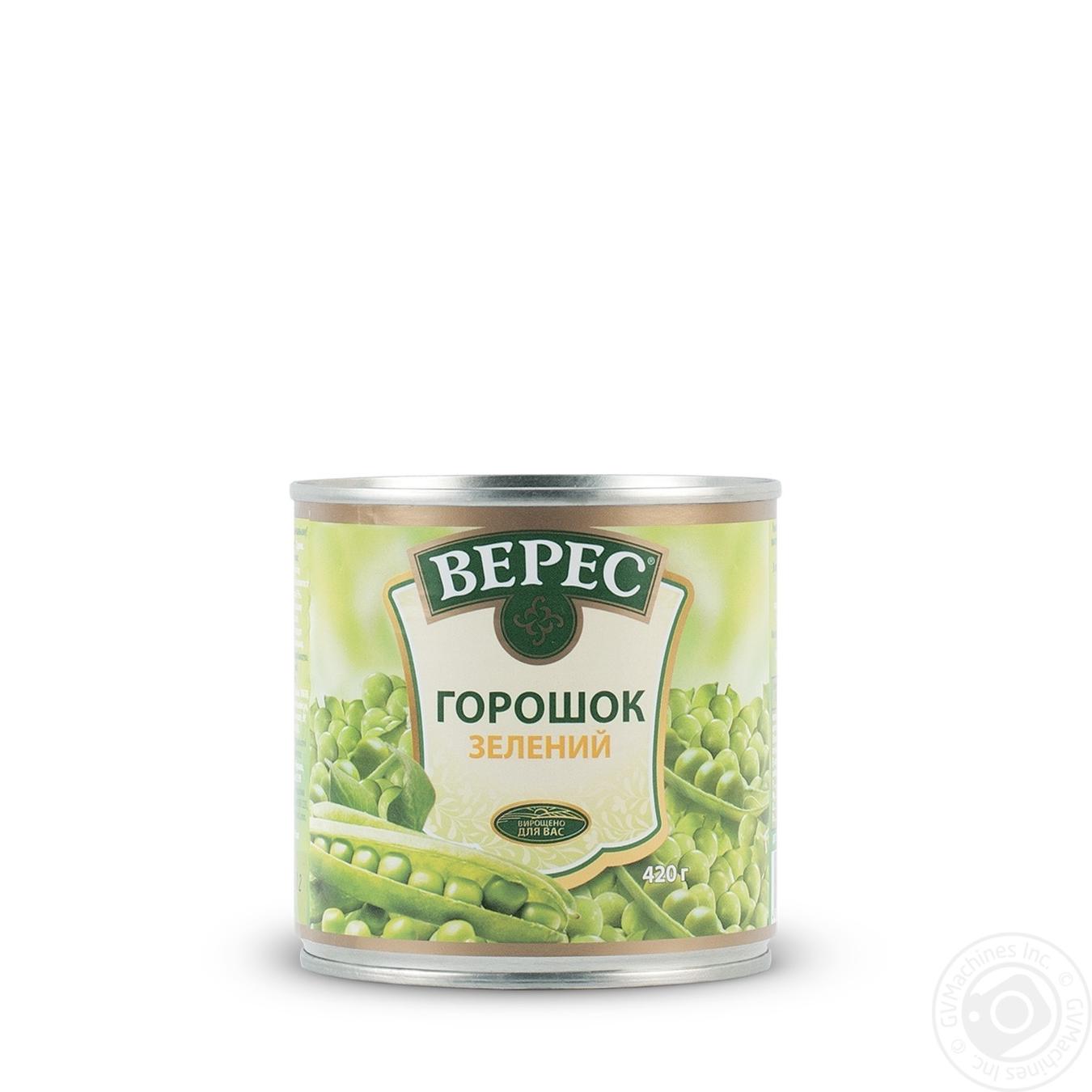 

Горошок зелений Верес 420г