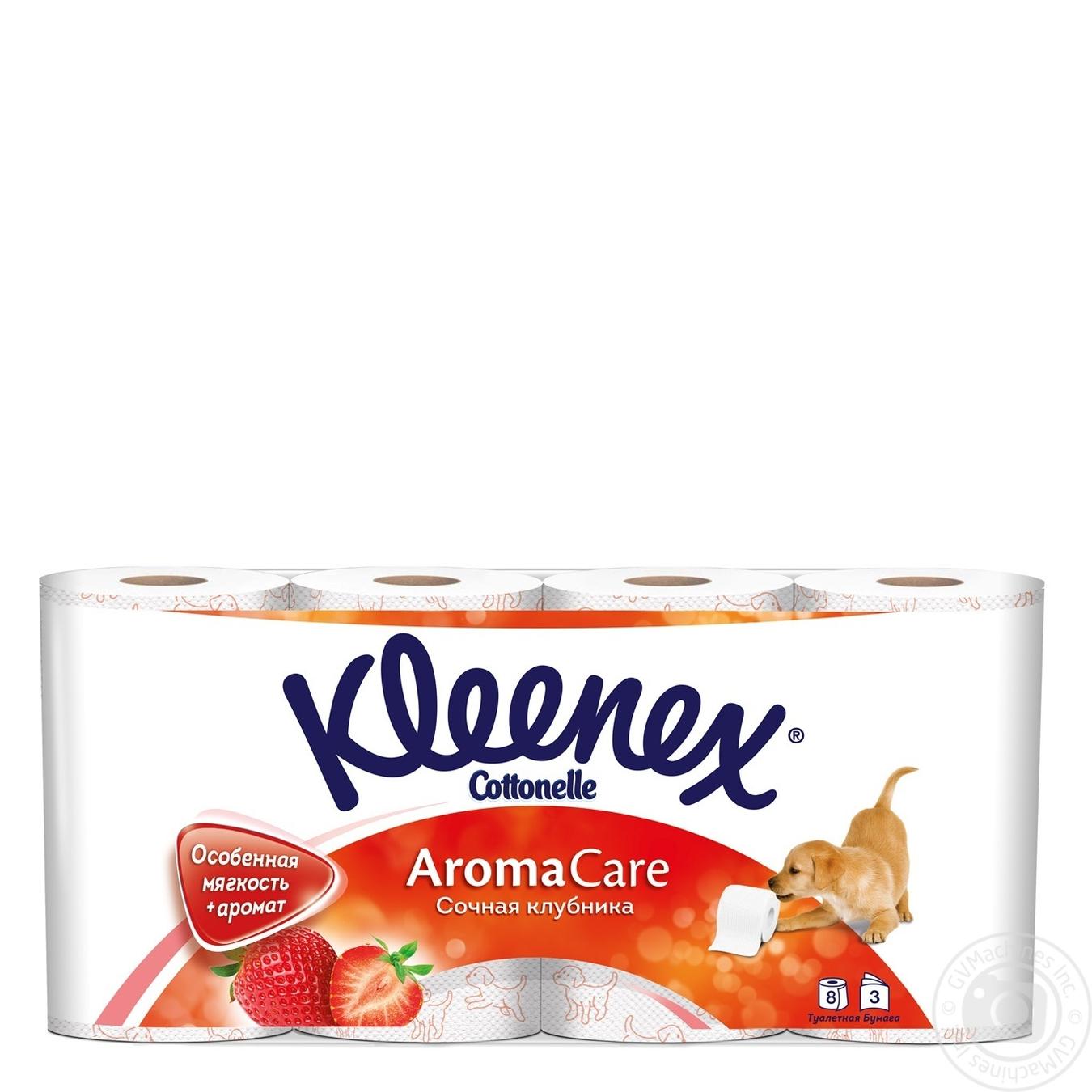 

Папір туалетний Kleenex соковита полуниця 8 рулонів