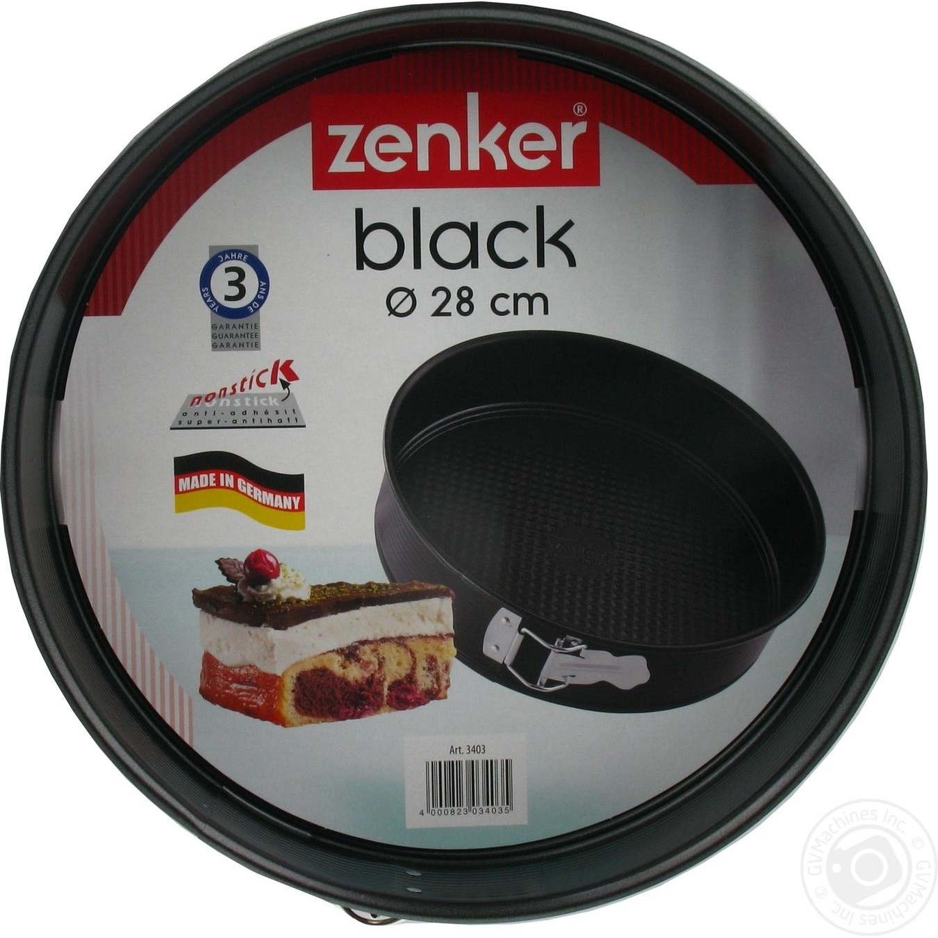 

Форма для випічки Fackelmann Zenker Black розбірна кругла d28см
