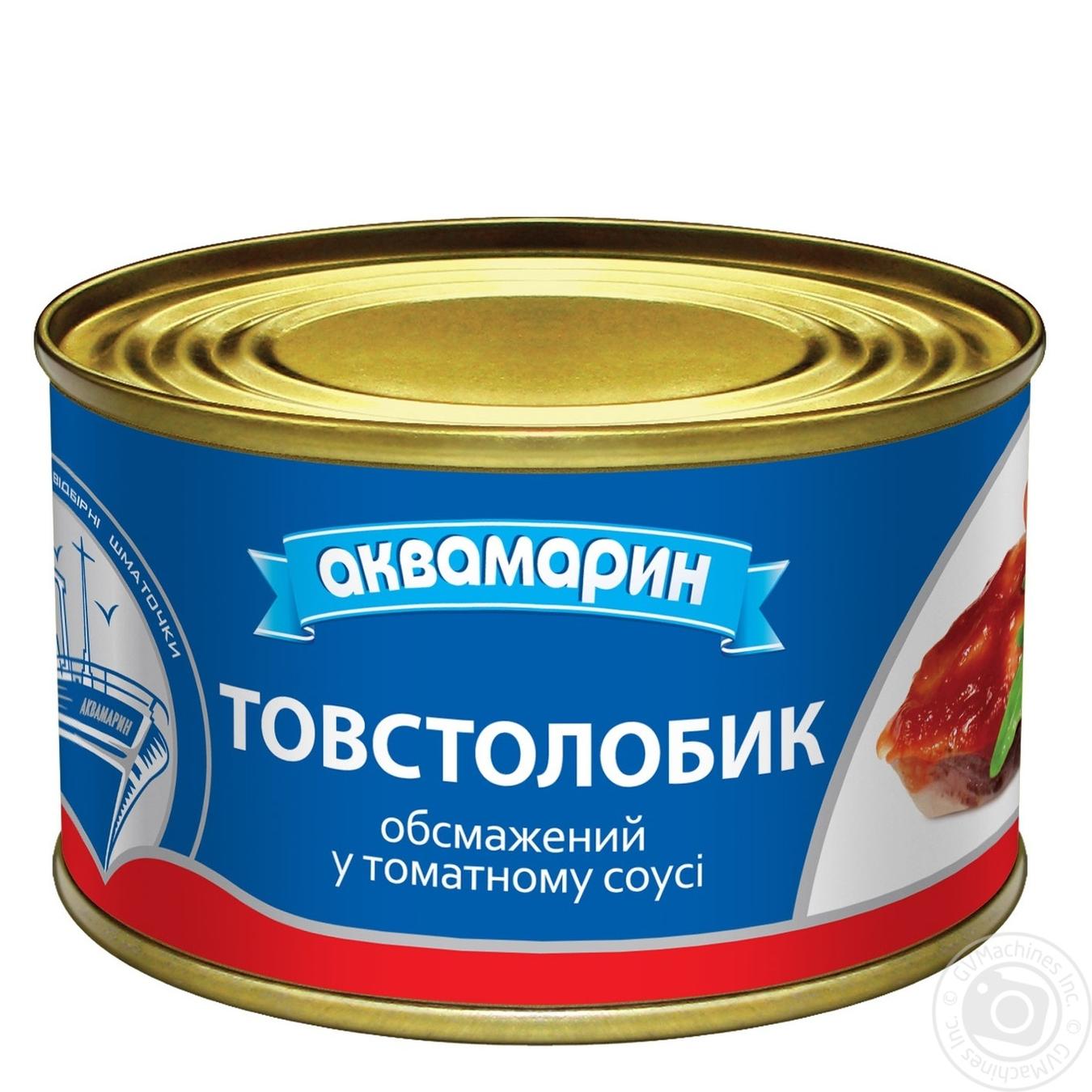 

Товстолобик Аквамарин обсмажений у томатному соусі 230г