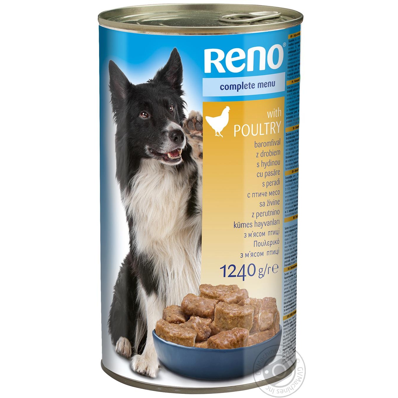

Консерва Reno для собак птиця 1240г