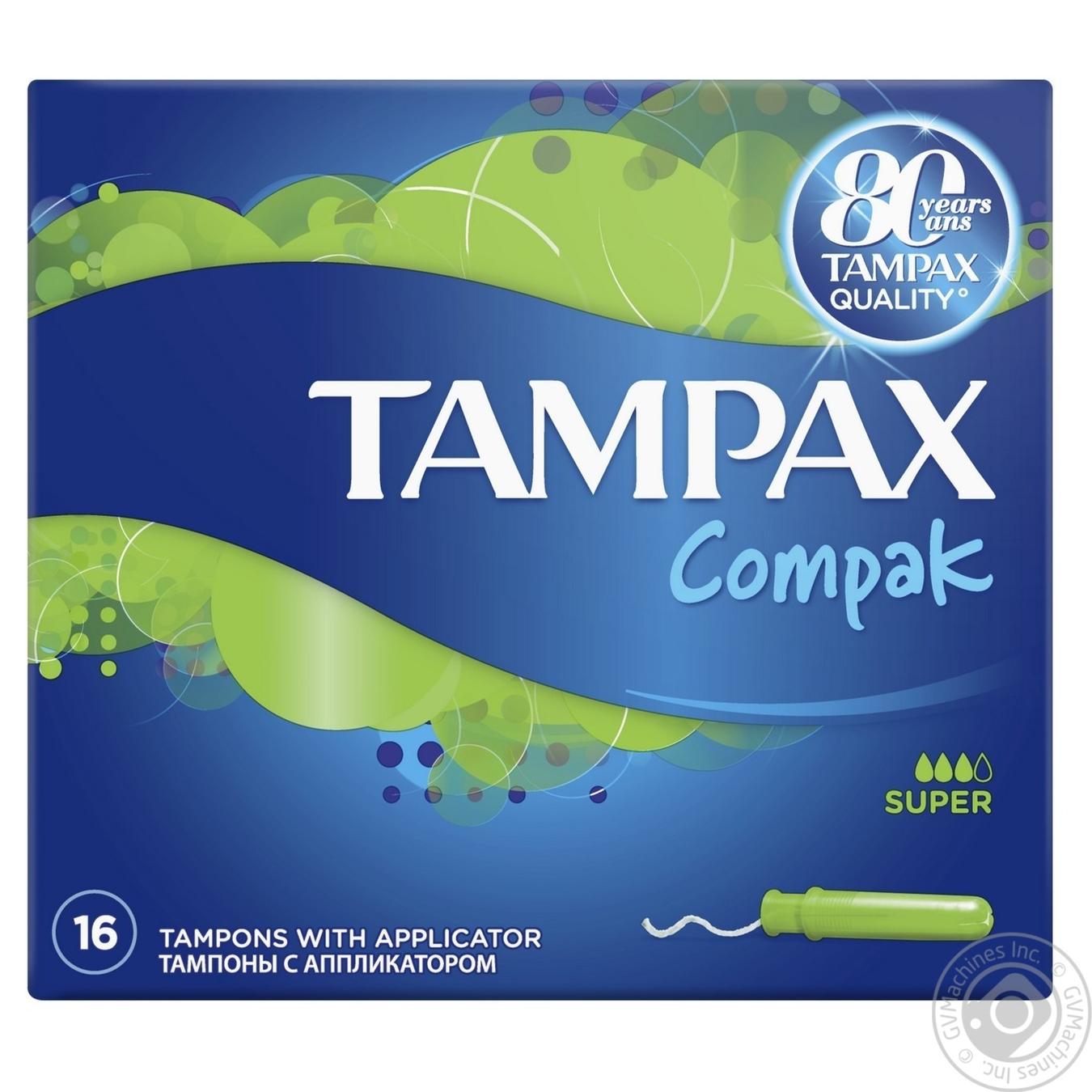 

Тампони Tampax Super Duo 16шт