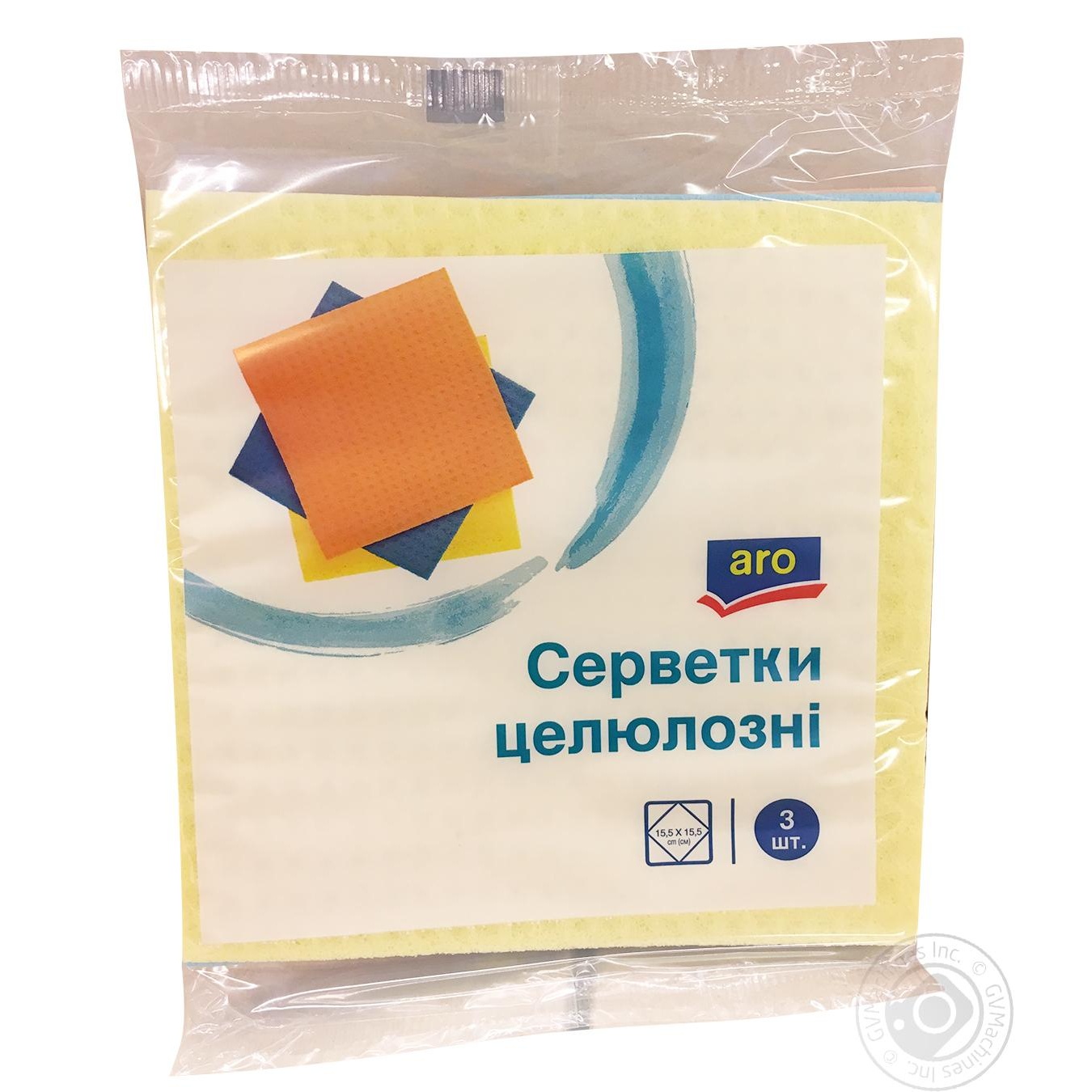 

Серветки целюлозні Aro вологопоглинаючі 3шт