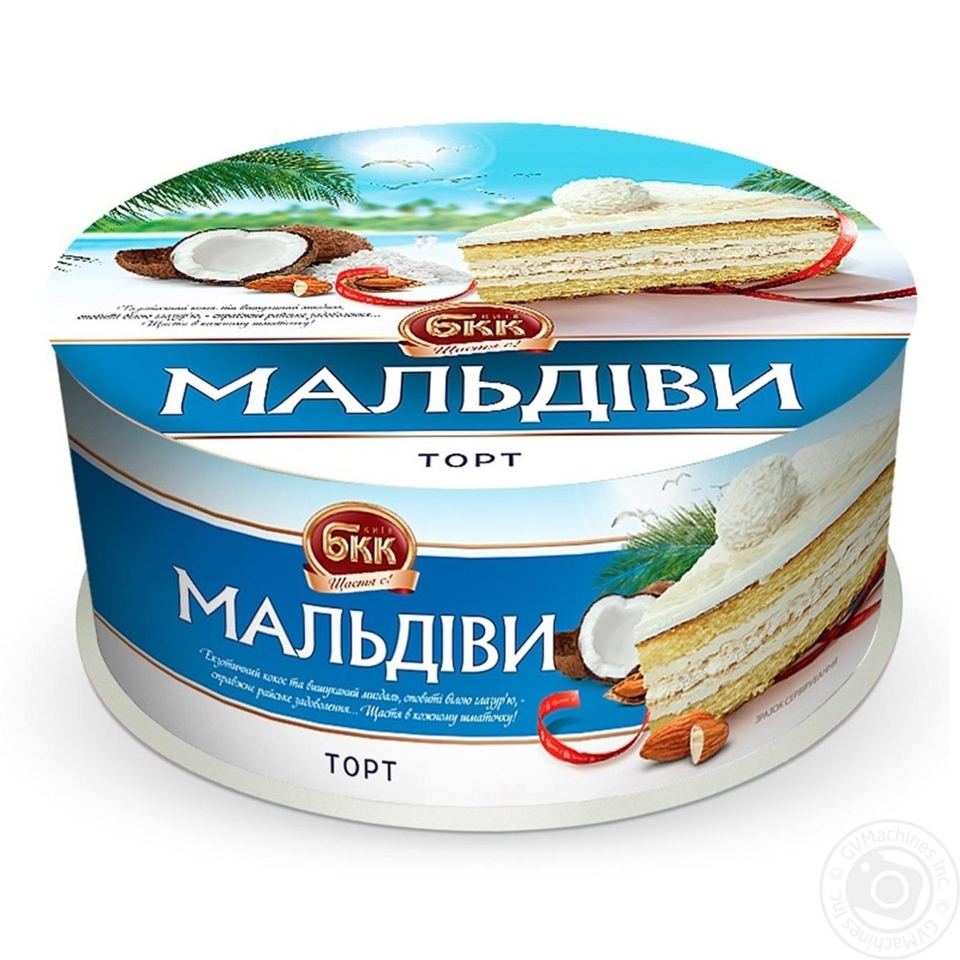 

Торт БКК Мальдіви 450г