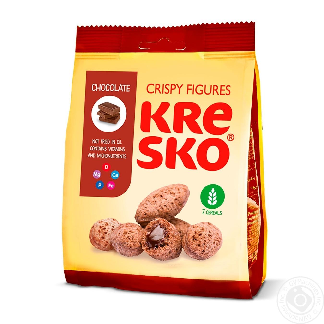 

Печиво хрусткі фігурки Kresko шоколадний смак 170г